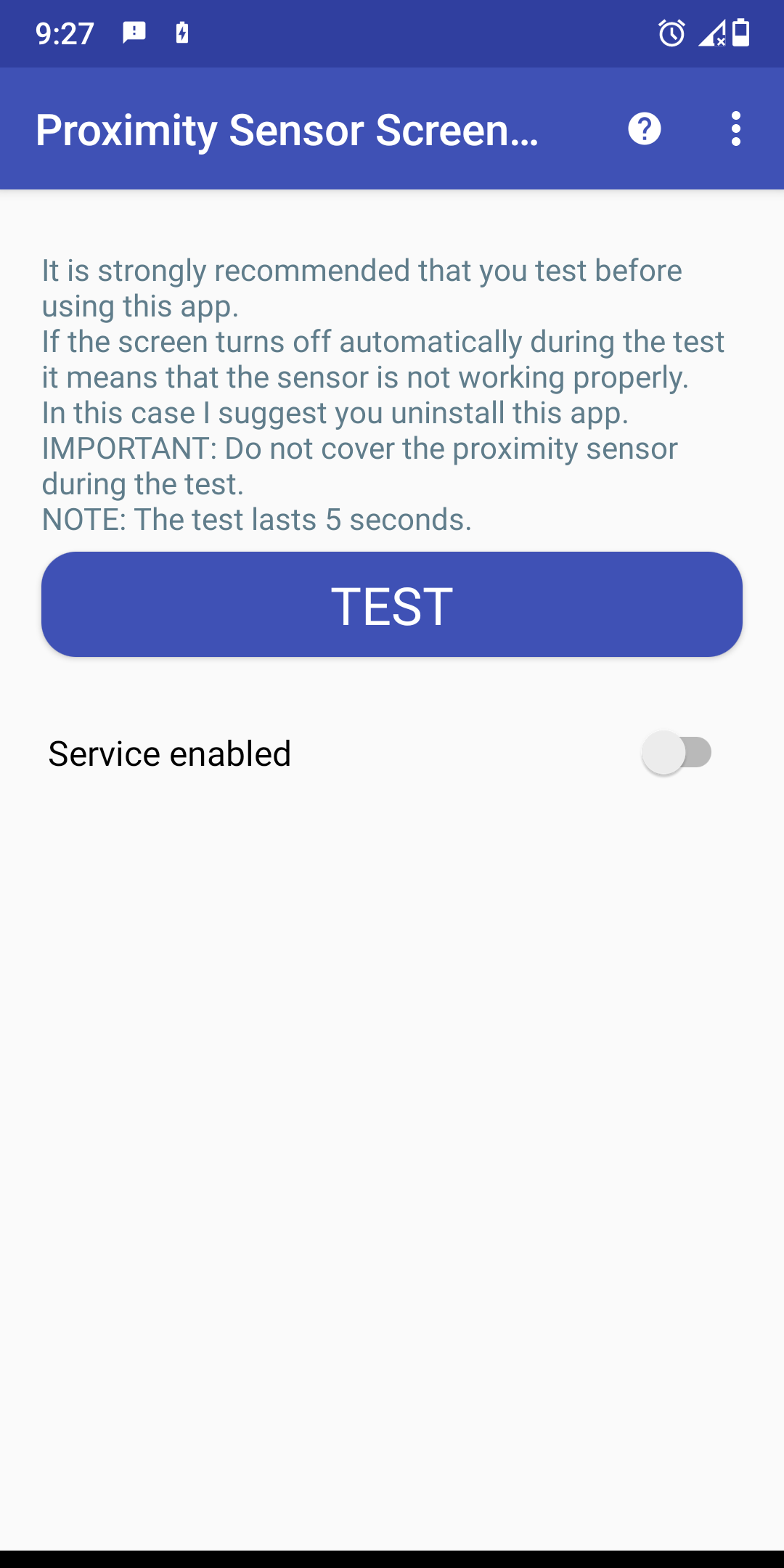 اسکرین شات 7 برنامه Proximity Sensor Screen Lock