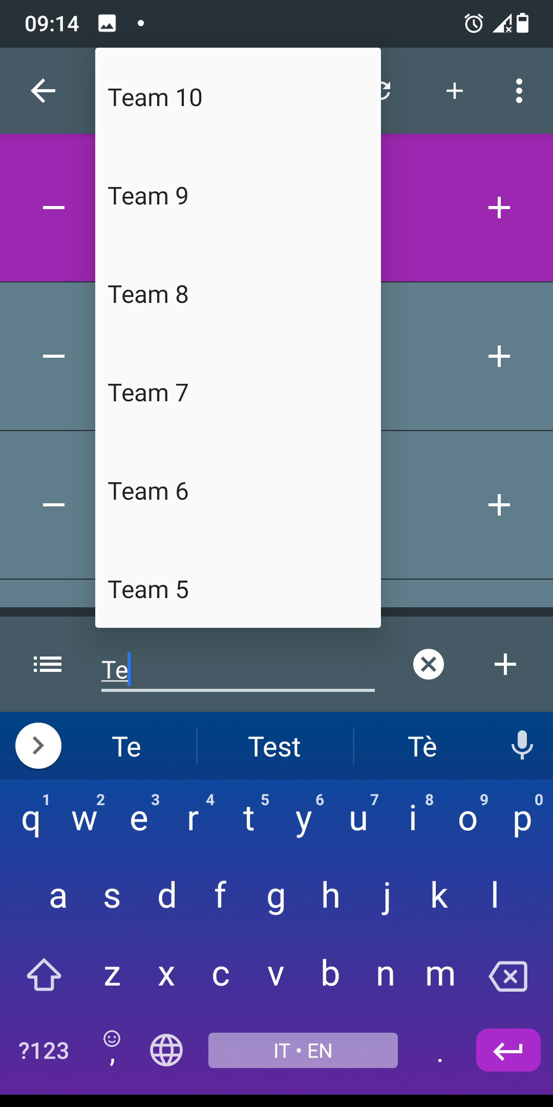 اسکرین شات 5 برنامه Multi Score Counter