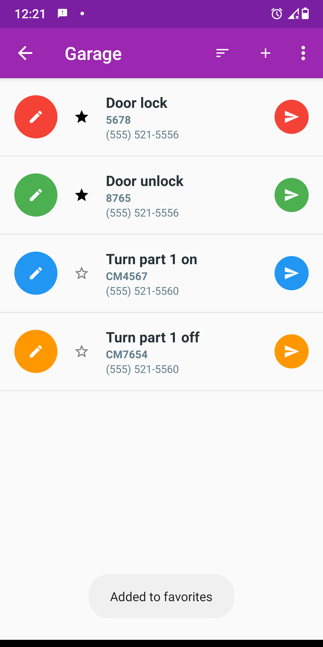 اسکرین شات 2 برنامه SMS Templates