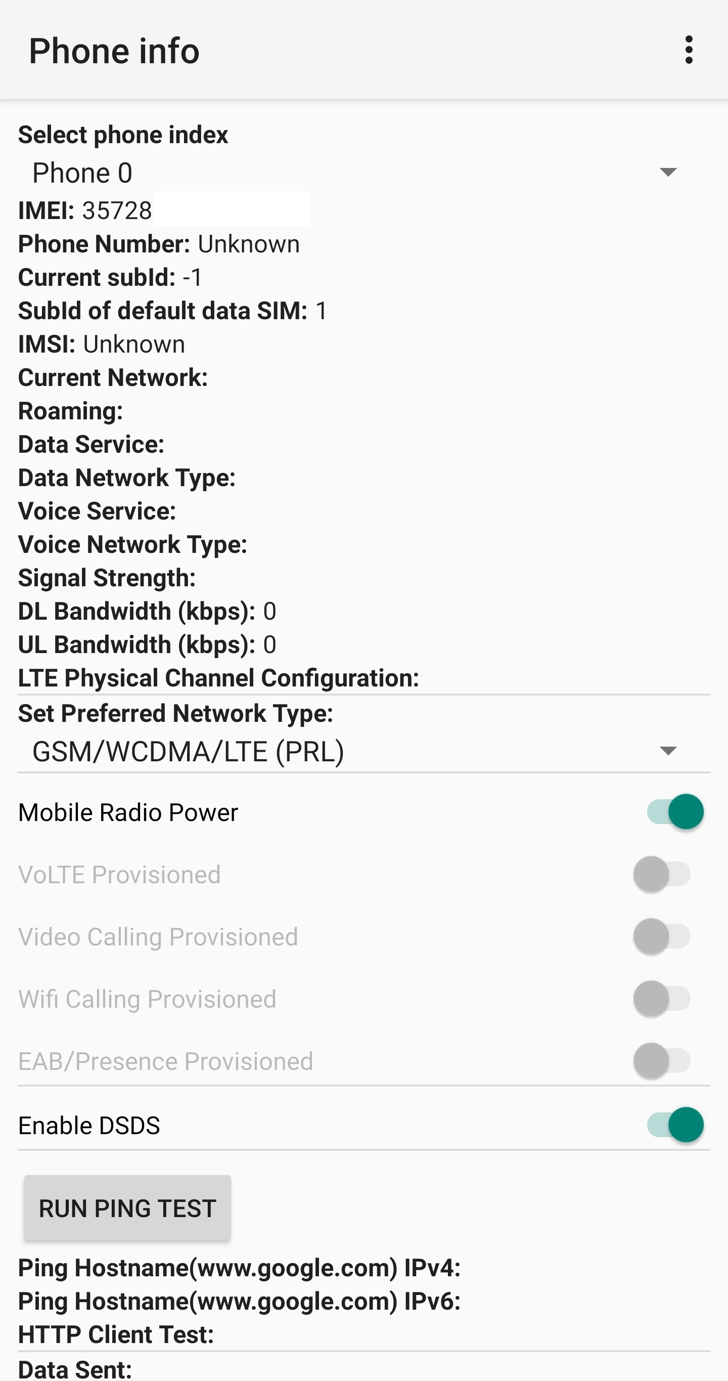 اسکرین شات 2 برنامه 4G Switcher - Force LTE Only