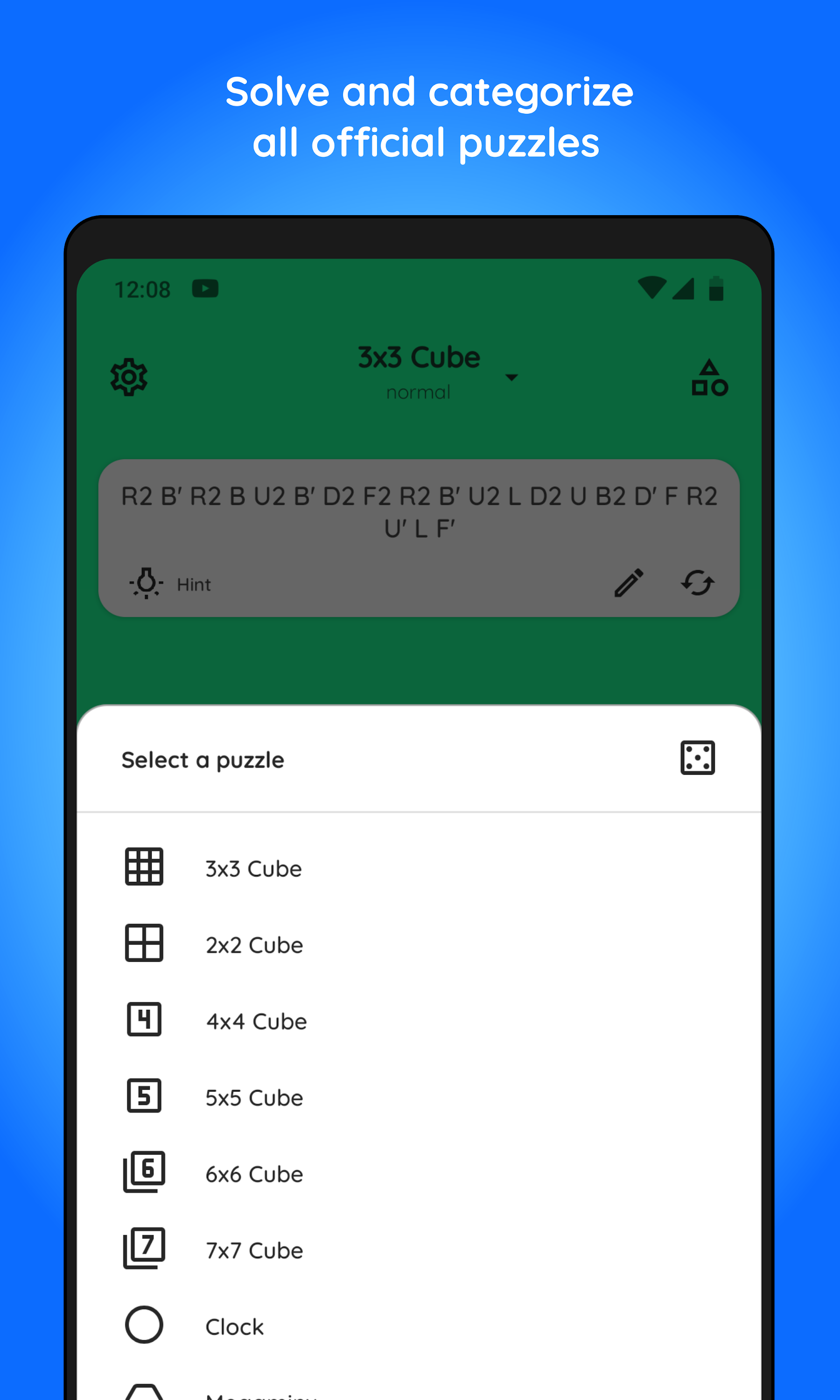 اسکرین شات برنامه Twisty Timer 6