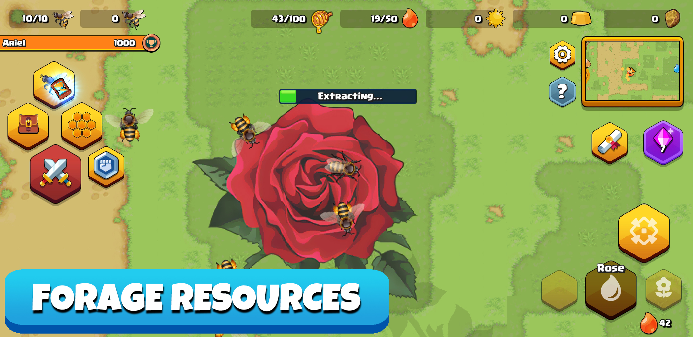 اسکرین شات 2 بازی Pocket Bees: Colony Simulator