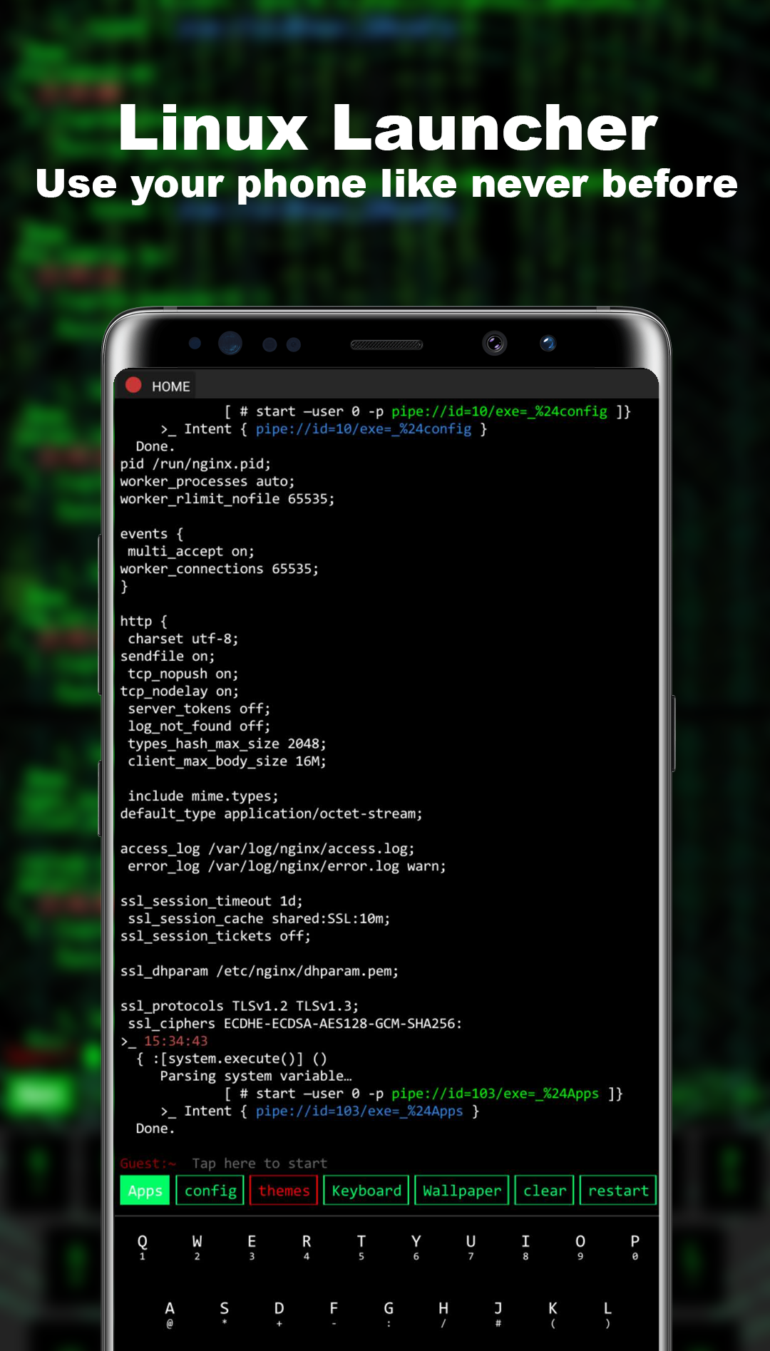 اسکرین شات 1 برنامه Aris Hacker Launcher