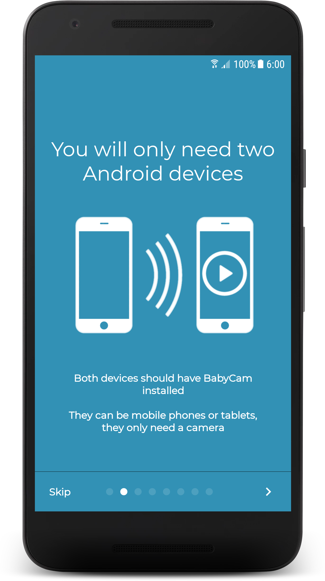 اسکرین شات 4 برنامه BabyCam - Baby Monitor Camera