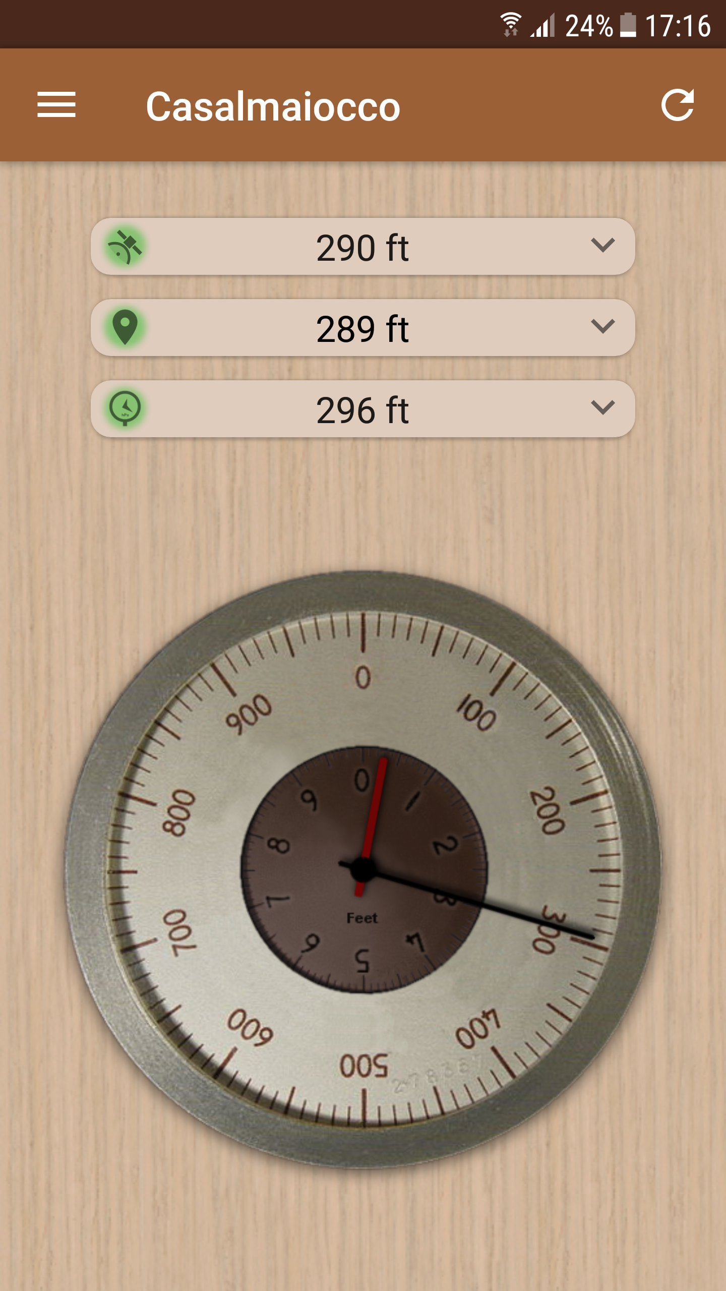اسکرین شات 4 برنامه Accurate Altimeter