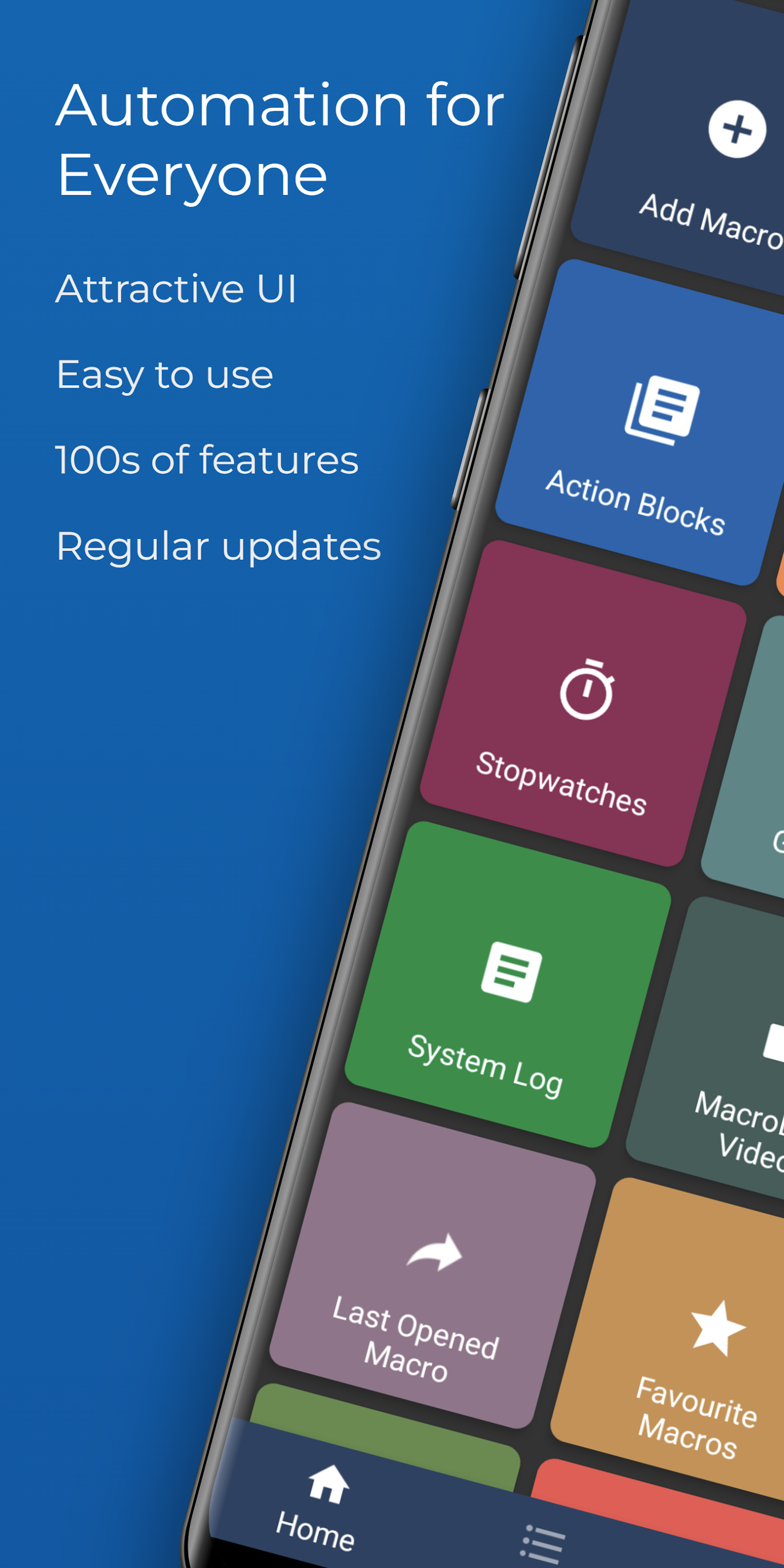 اسکرین شات 1 برنامه MacroDroid - Device Automation