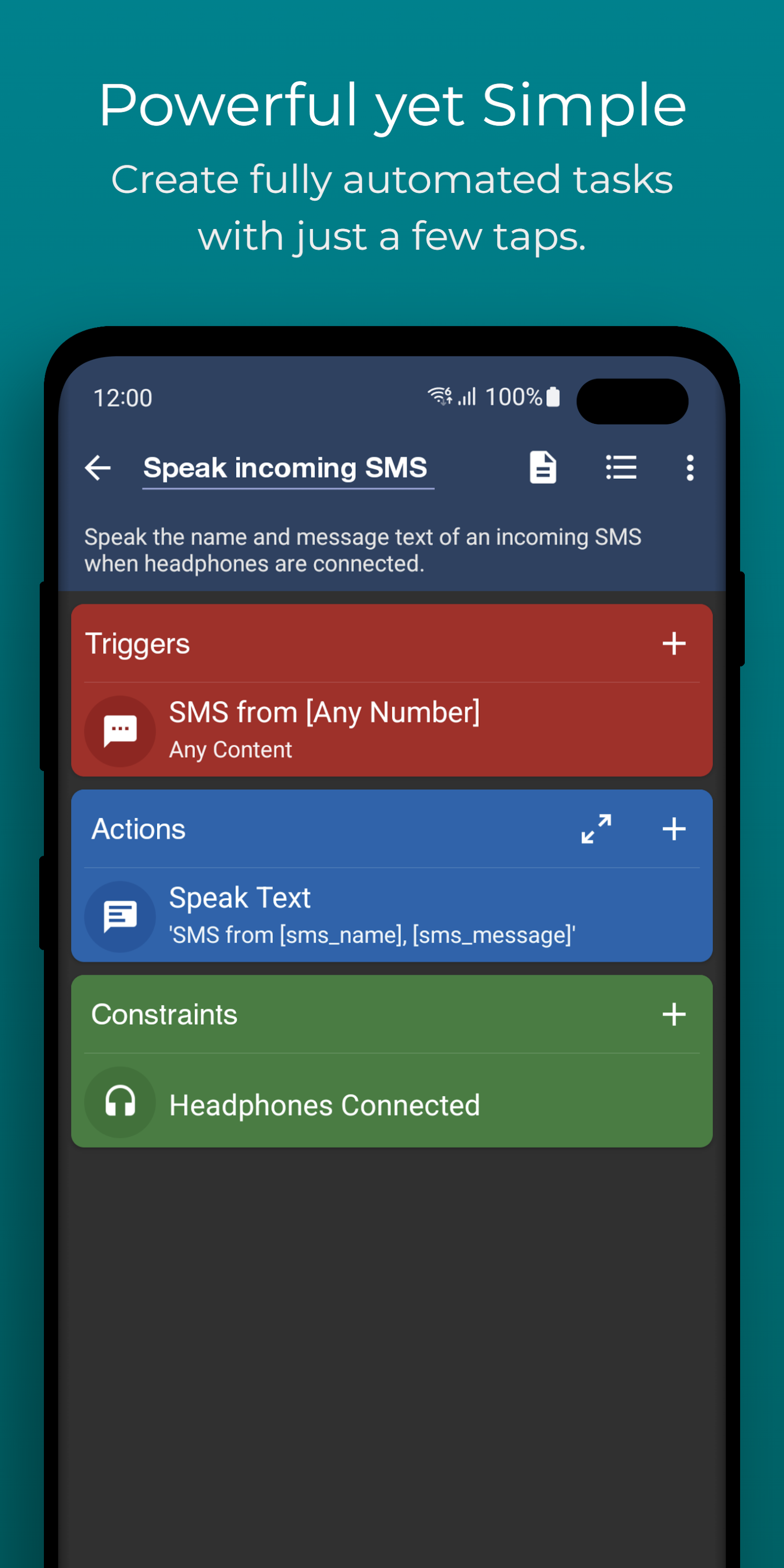 اسکرین شات 3 برنامه MacroDroid - Device Automation