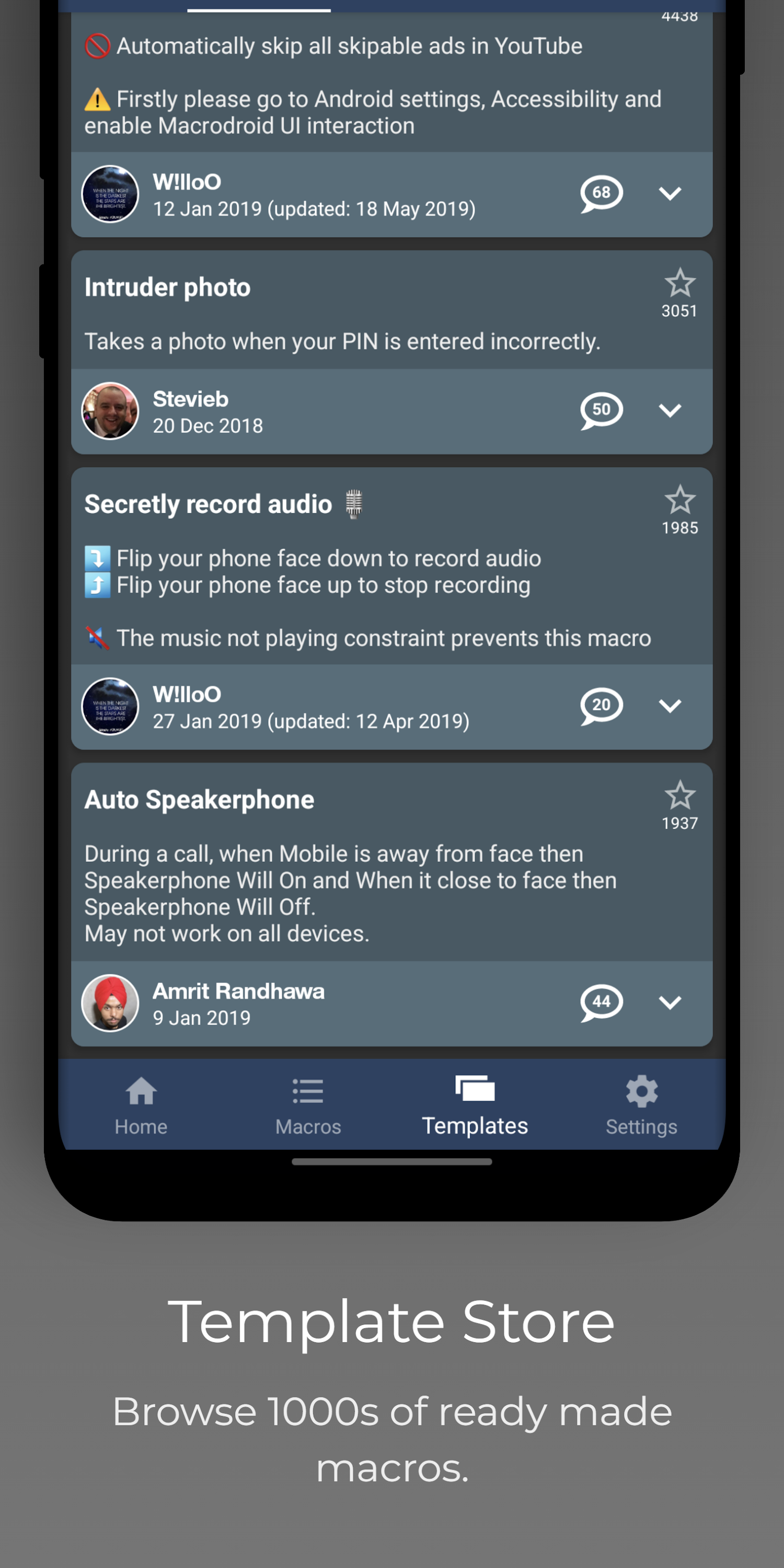 اسکرین شات 4 برنامه MacroDroid - Device Automation