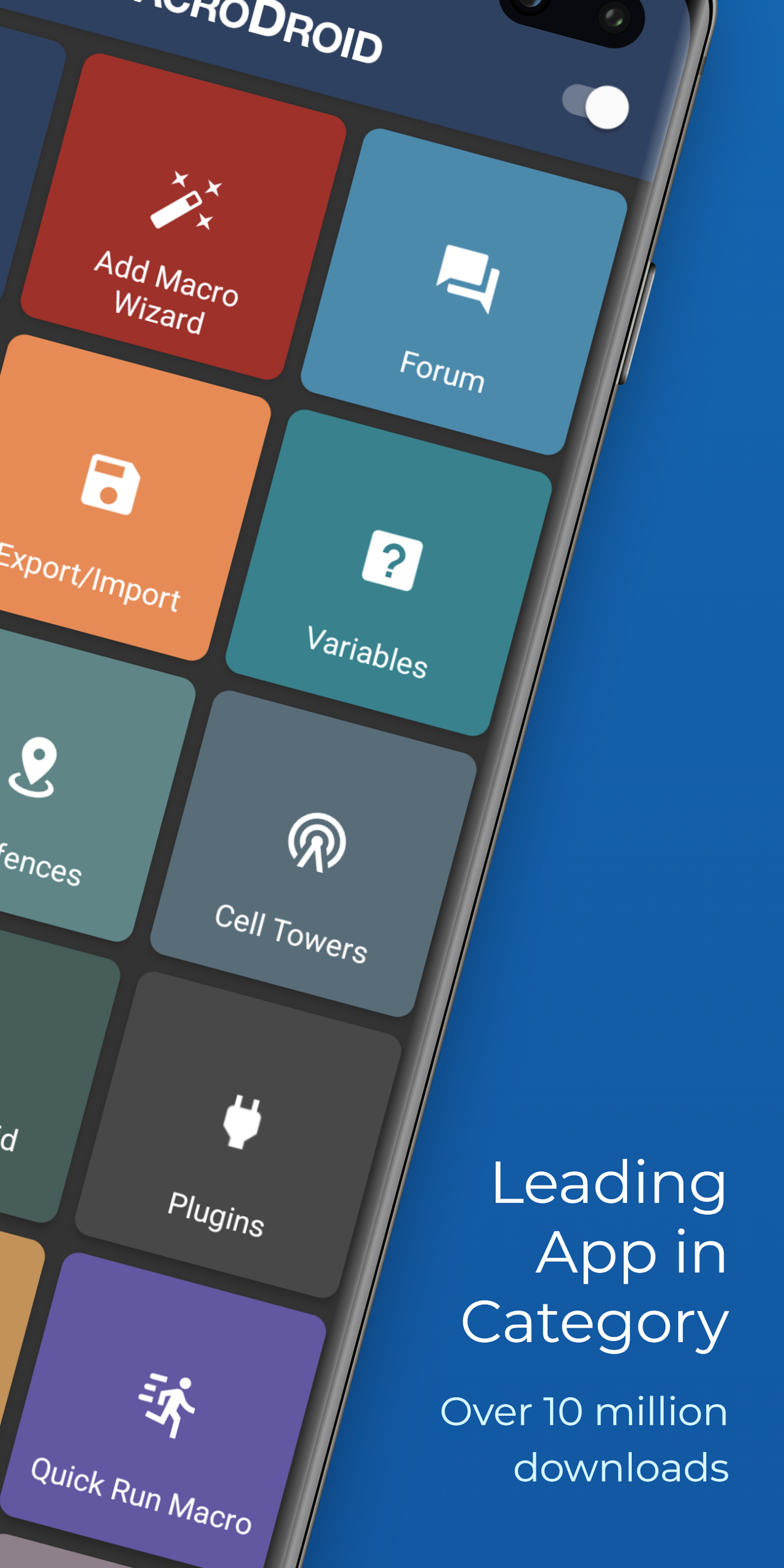 اسکرین شات 2 برنامه MacroDroid - Device Automation