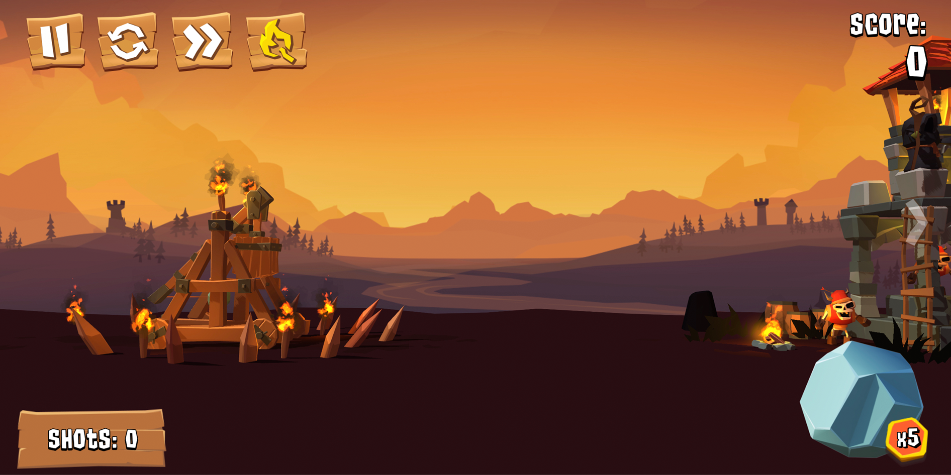 اسکرین شات 1 بازی Crush the Castle: Siege Master