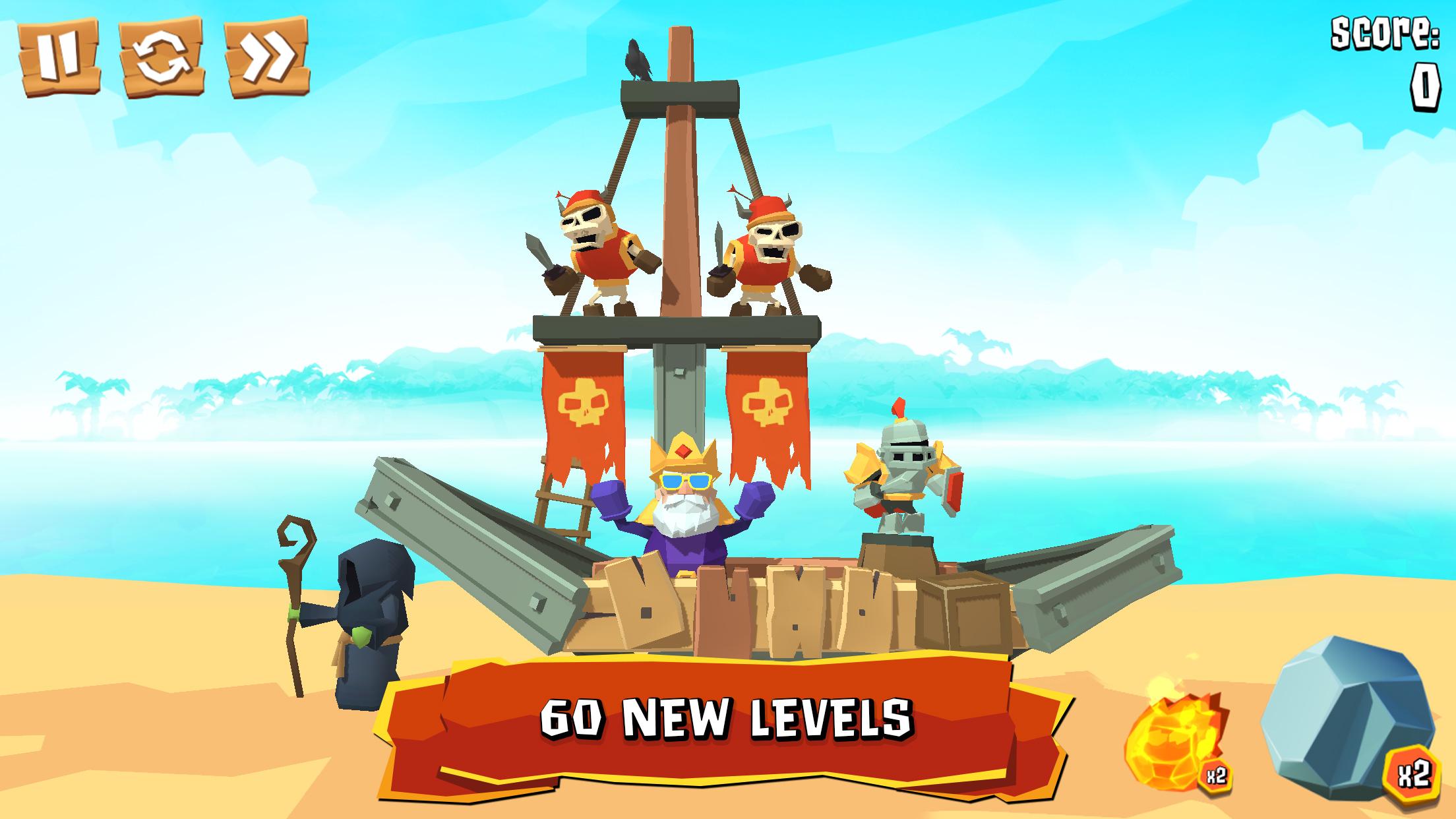 اسکرین شات 2 بازی Crush the Castle: Siege Master