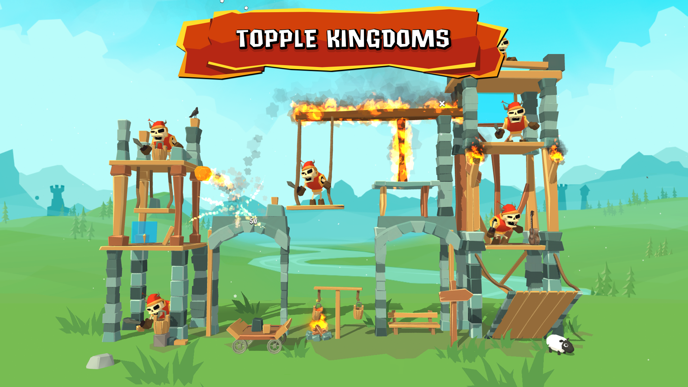 اسکرین شات 3 بازی Crush the Castle: Siege Master