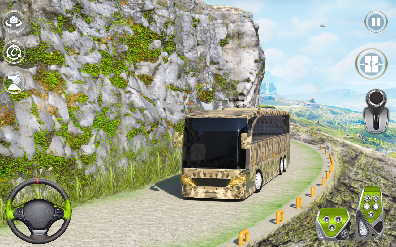 اسکرین شات 2 برنامه Army Bus Game : Bus Simulator