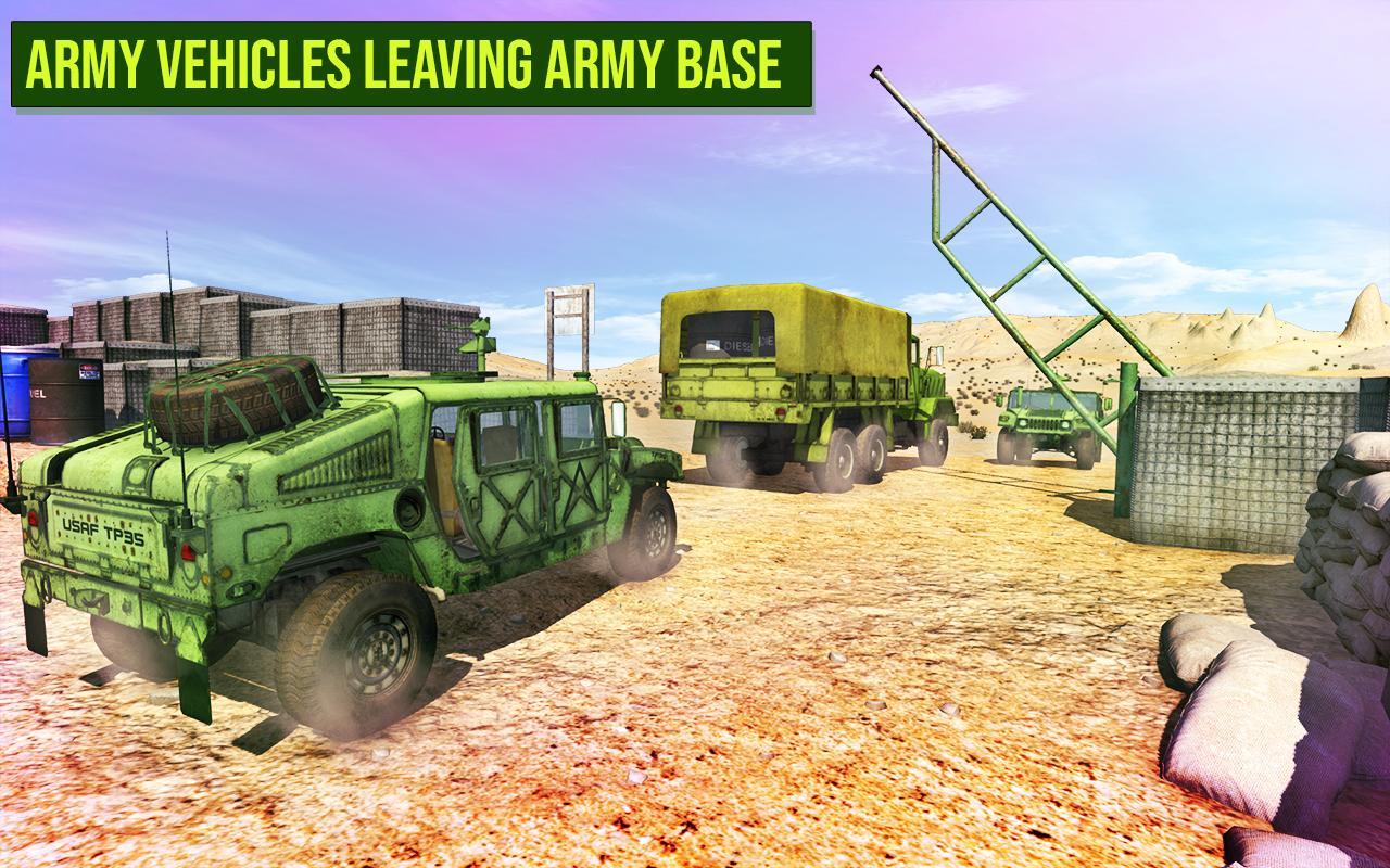 اسکرین شات 5 برنامه Army Prisoner Transport Games