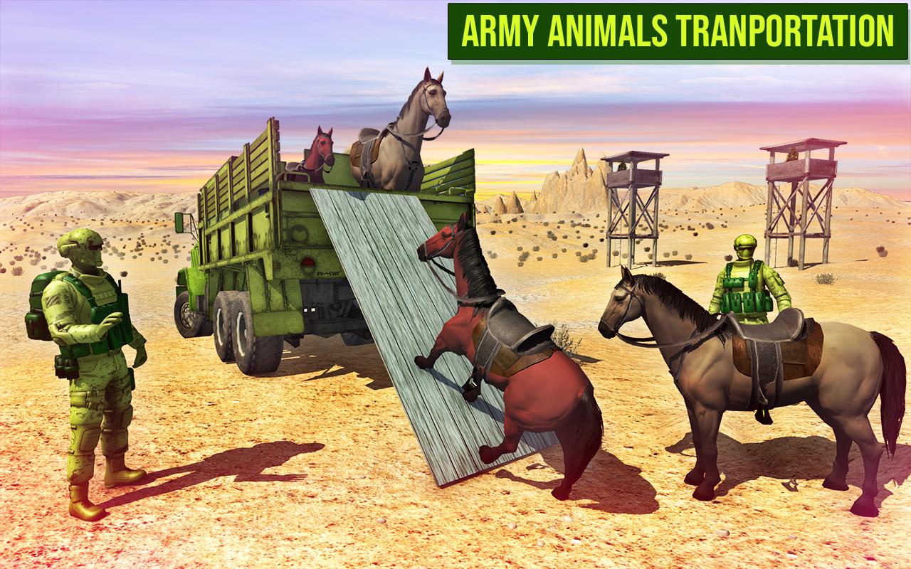 اسکرین شات 2 برنامه Army Prisoner Transport Games