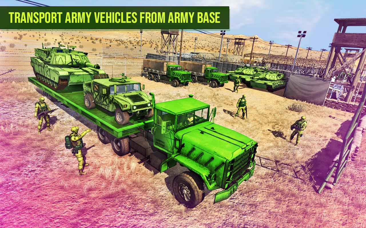 اسکرین شات 4 برنامه Army Prisoner Transport Games