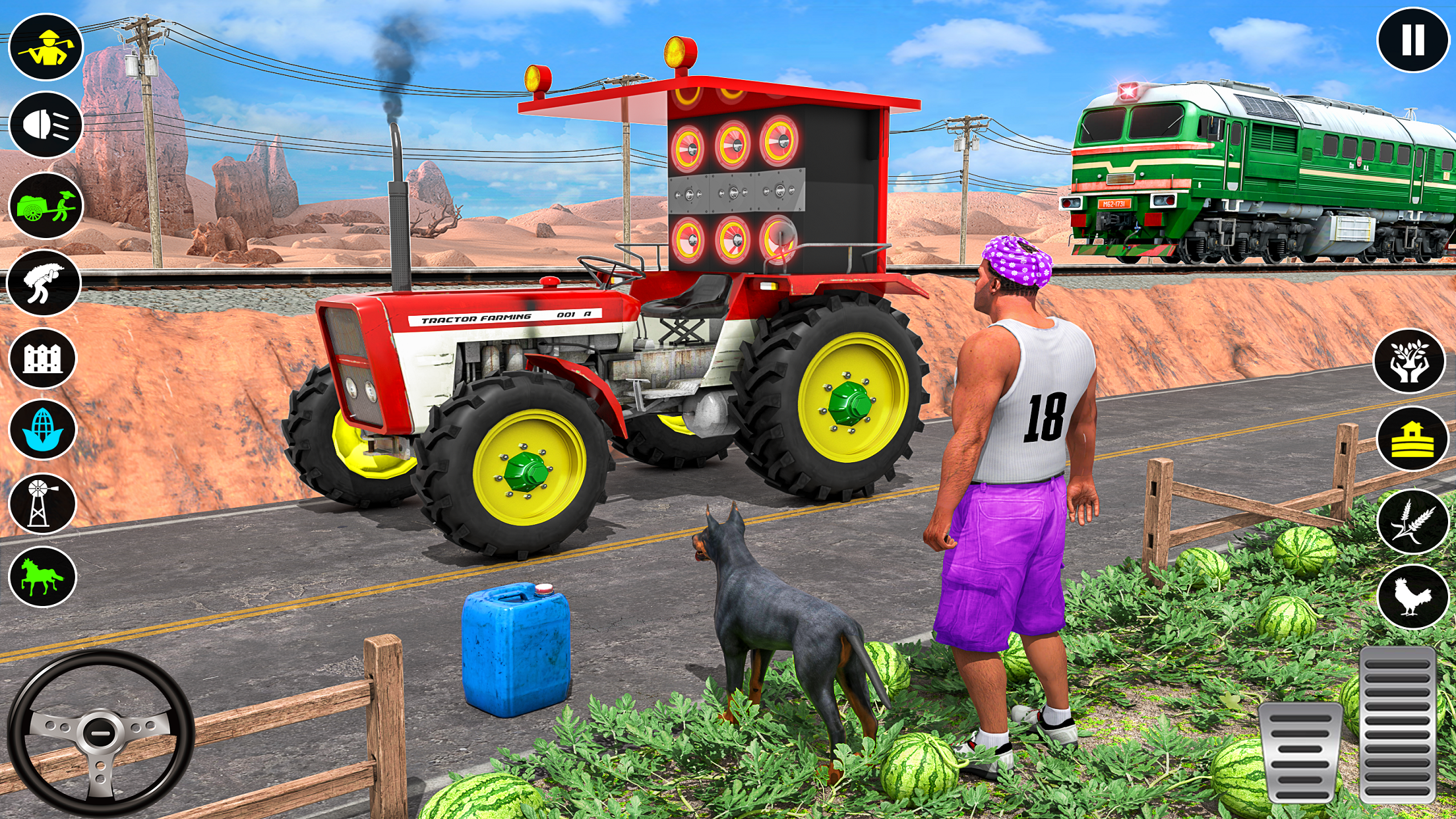 اسکرین شات 6 بازی Tractor Farming Tractor Games