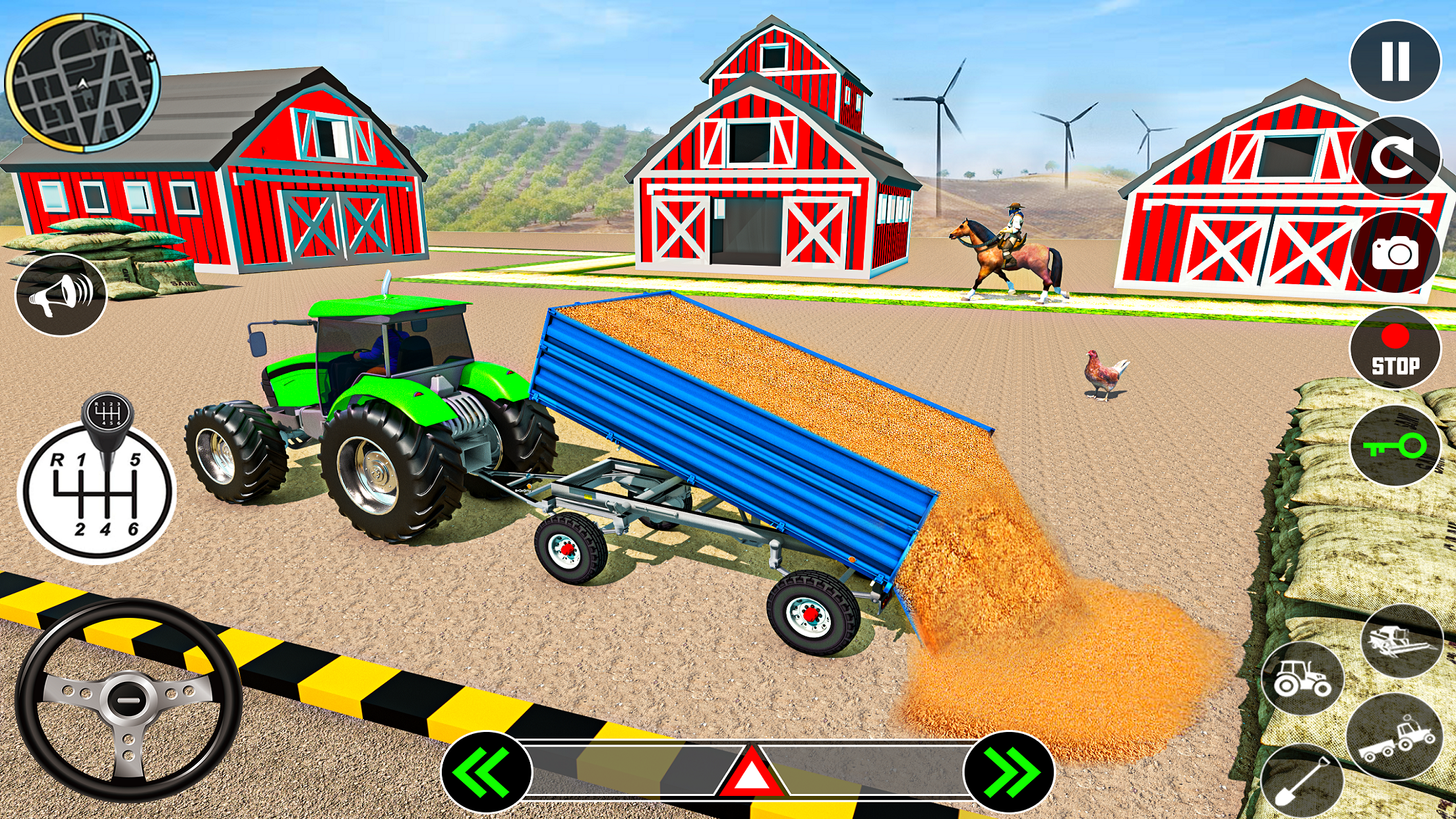 اسکرین شات 3 بازی Tractor Farming Tractor Games