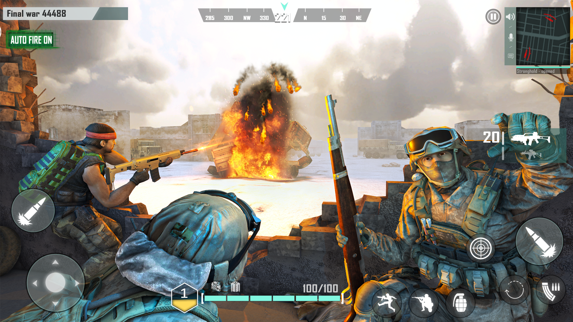 اسکرین شات 1 بازی Offline Action Shooting Games