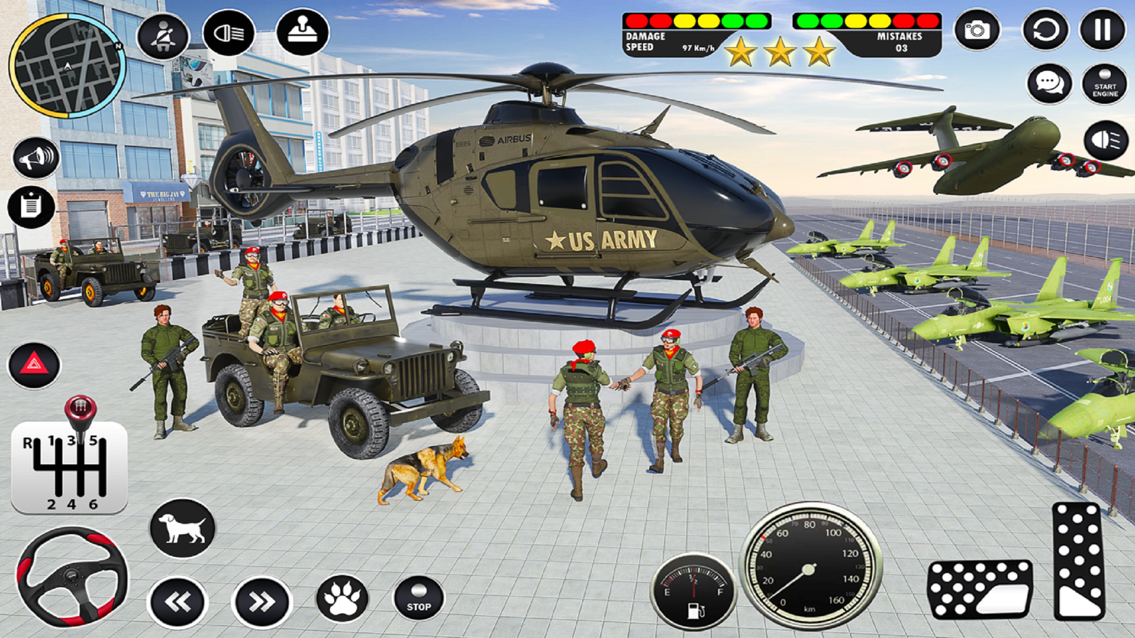 اسکرین شات 3 برنامه Army Vehicle Transport Truck