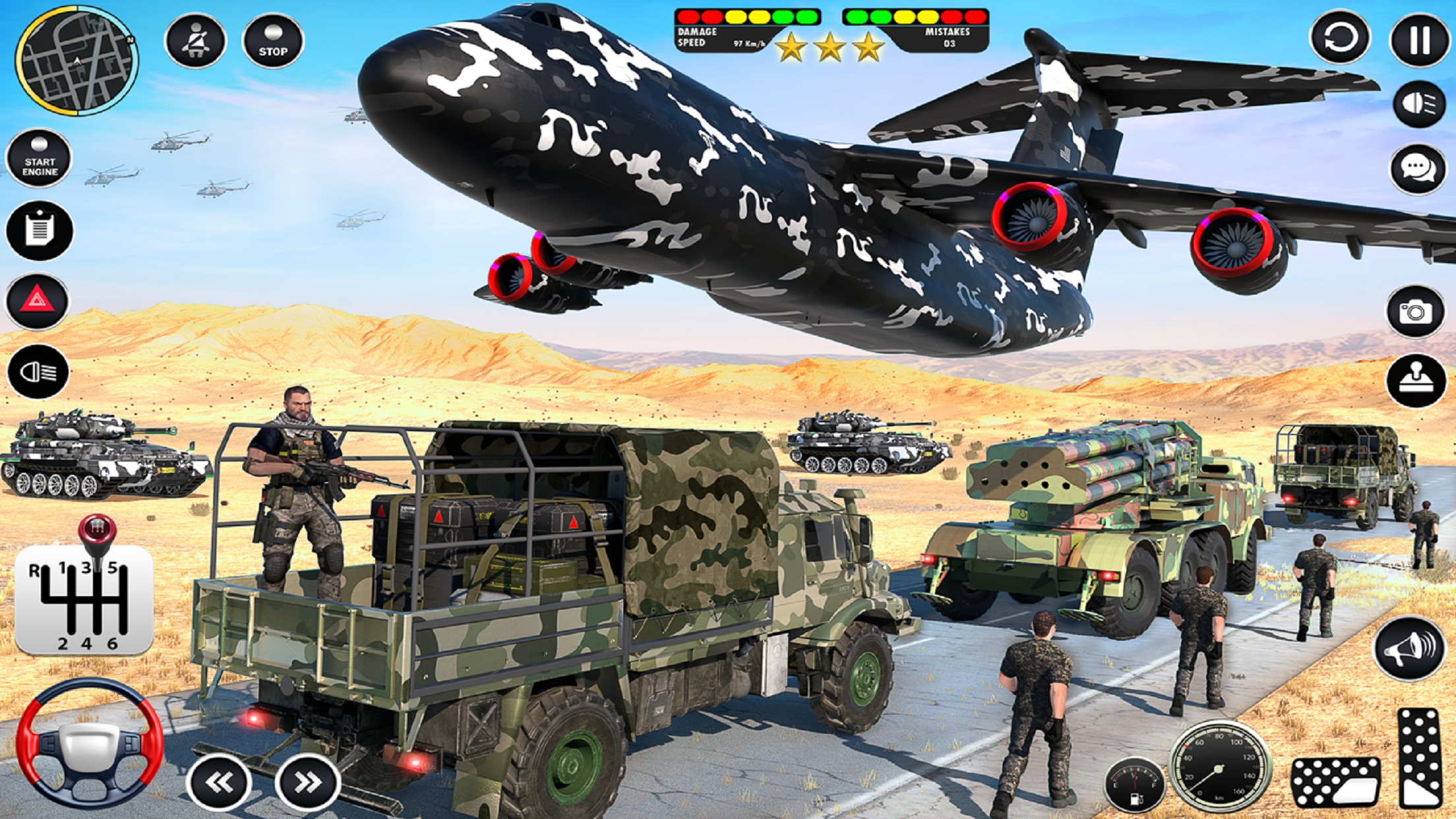 اسکرین شات 6 برنامه Army Vehicle Transport Truck
