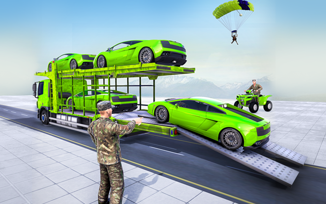 اسکرین شات 8 بازی Army Transport: Truck Games