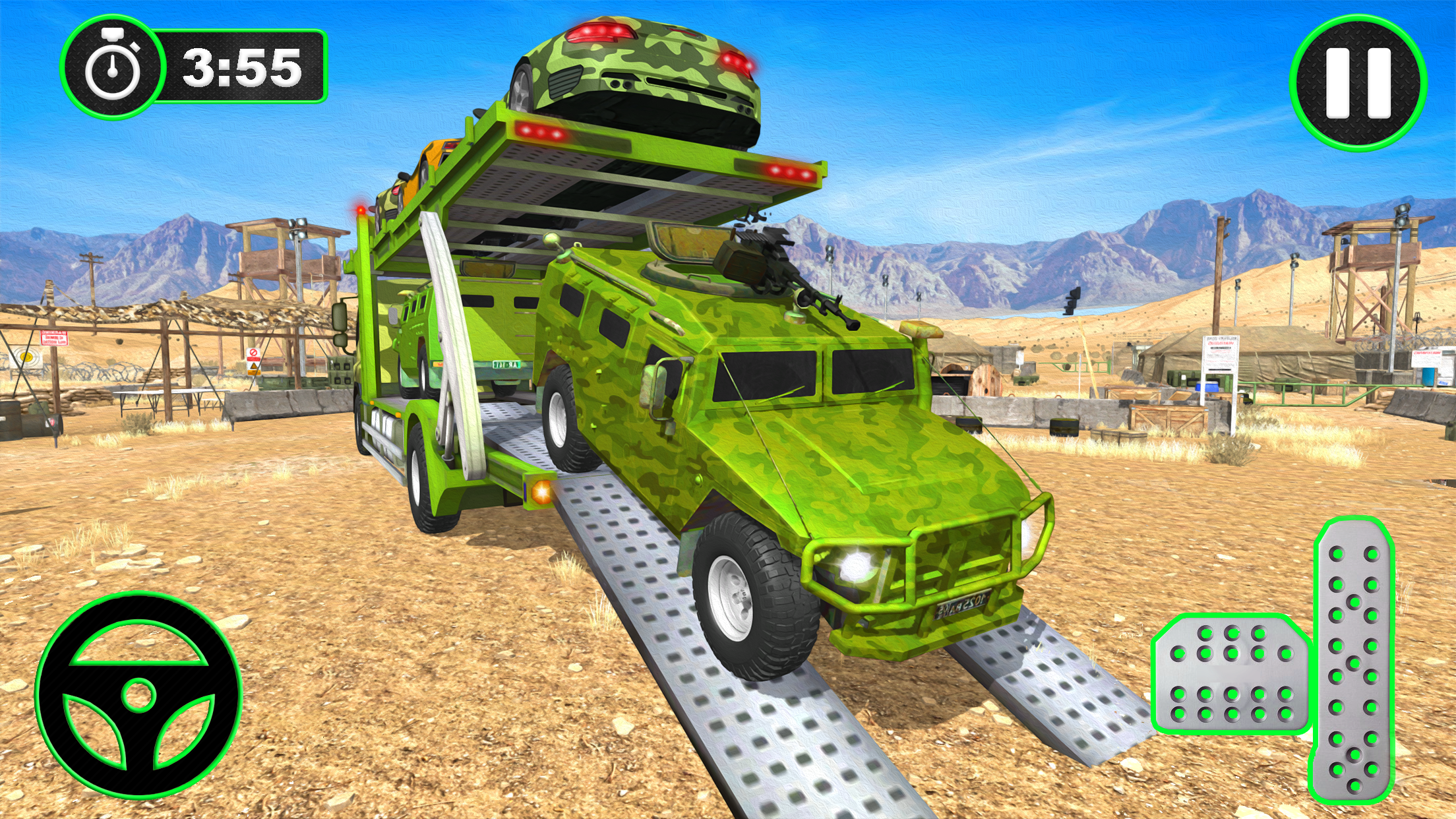 اسکرین شات 7 بازی Army Transport: Truck Games