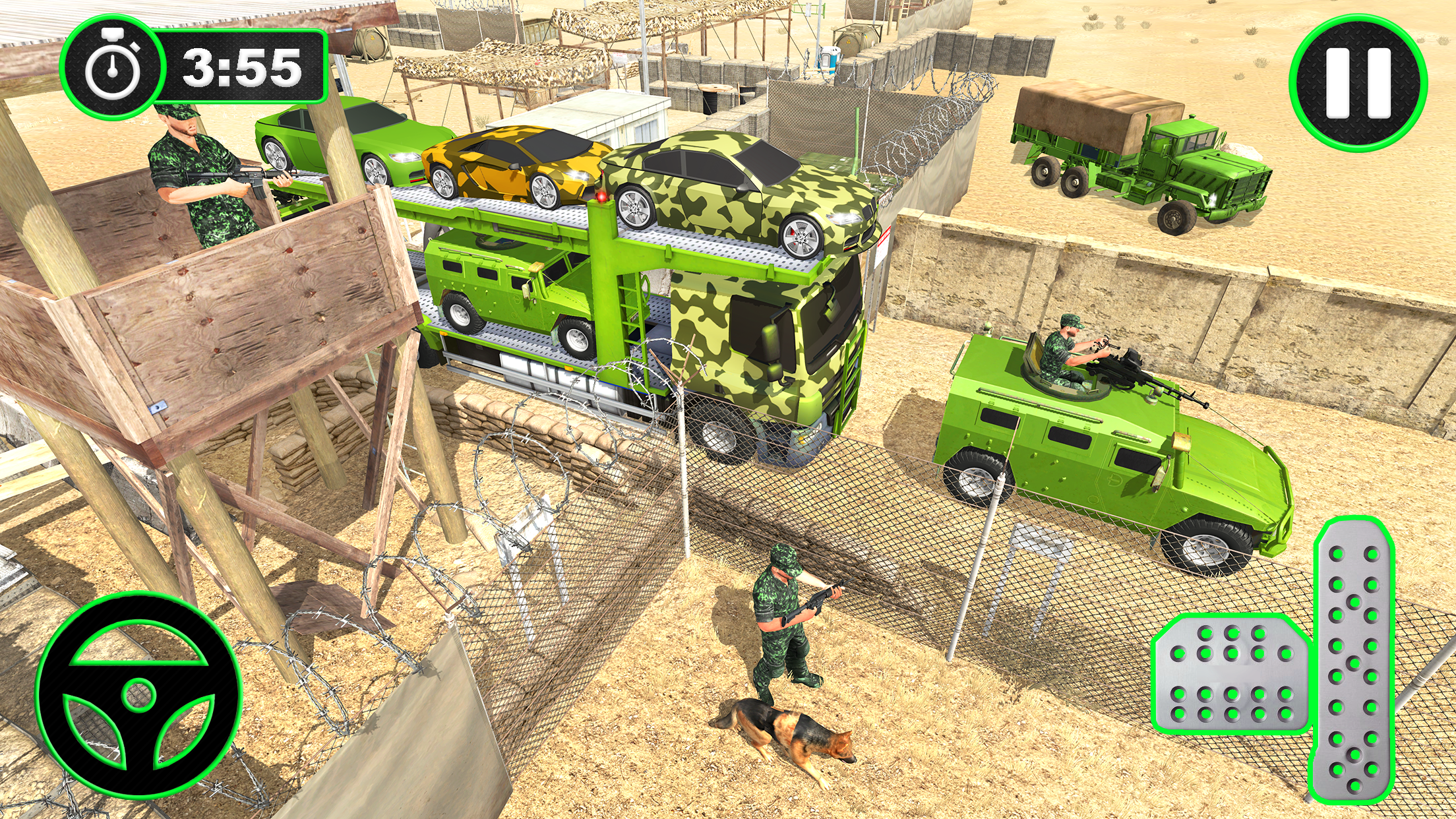 اسکرین شات 6 بازی Army Transport: Truck Games