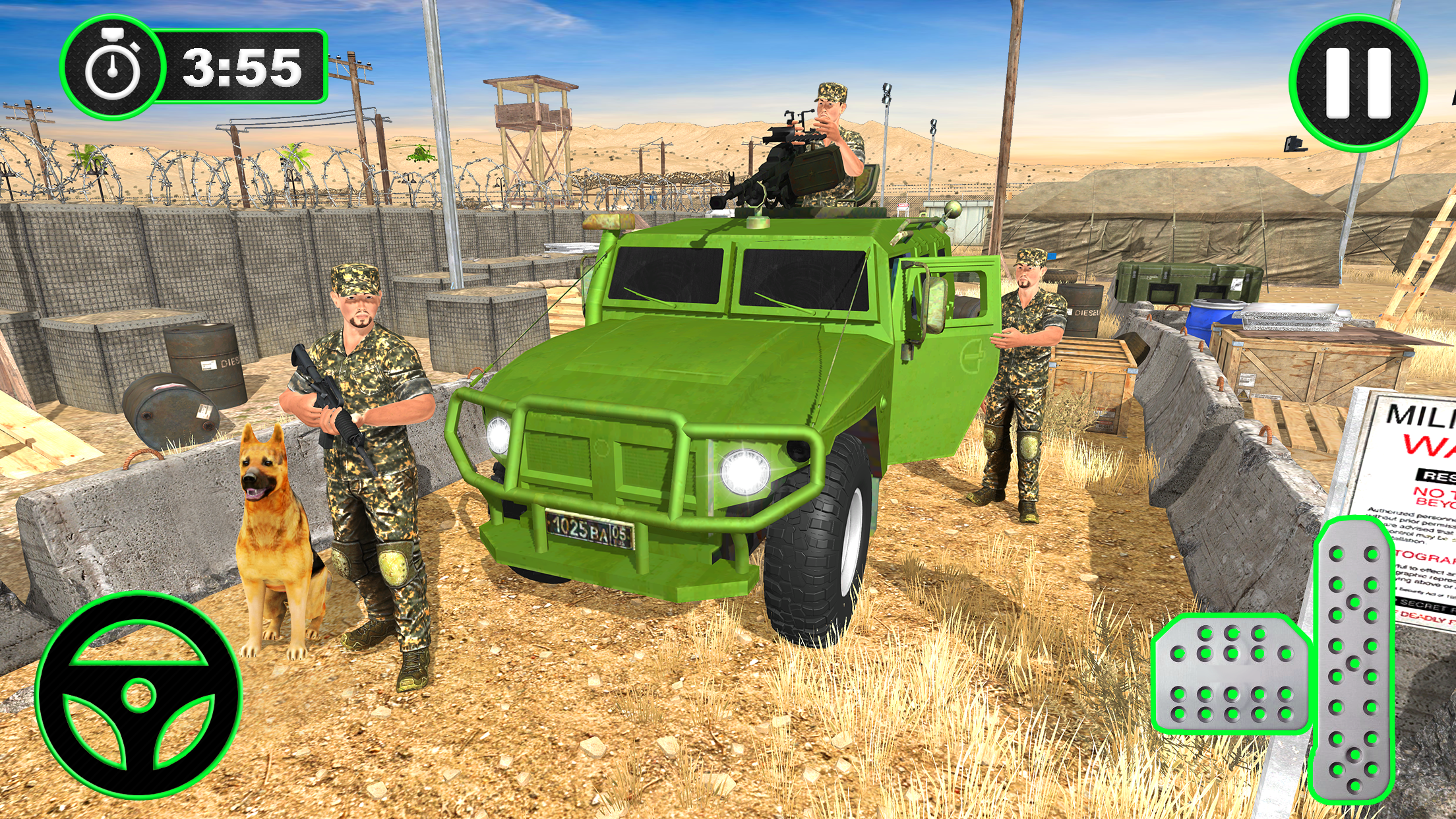 اسکرین شات 3 بازی Army Transport: Truck Games
