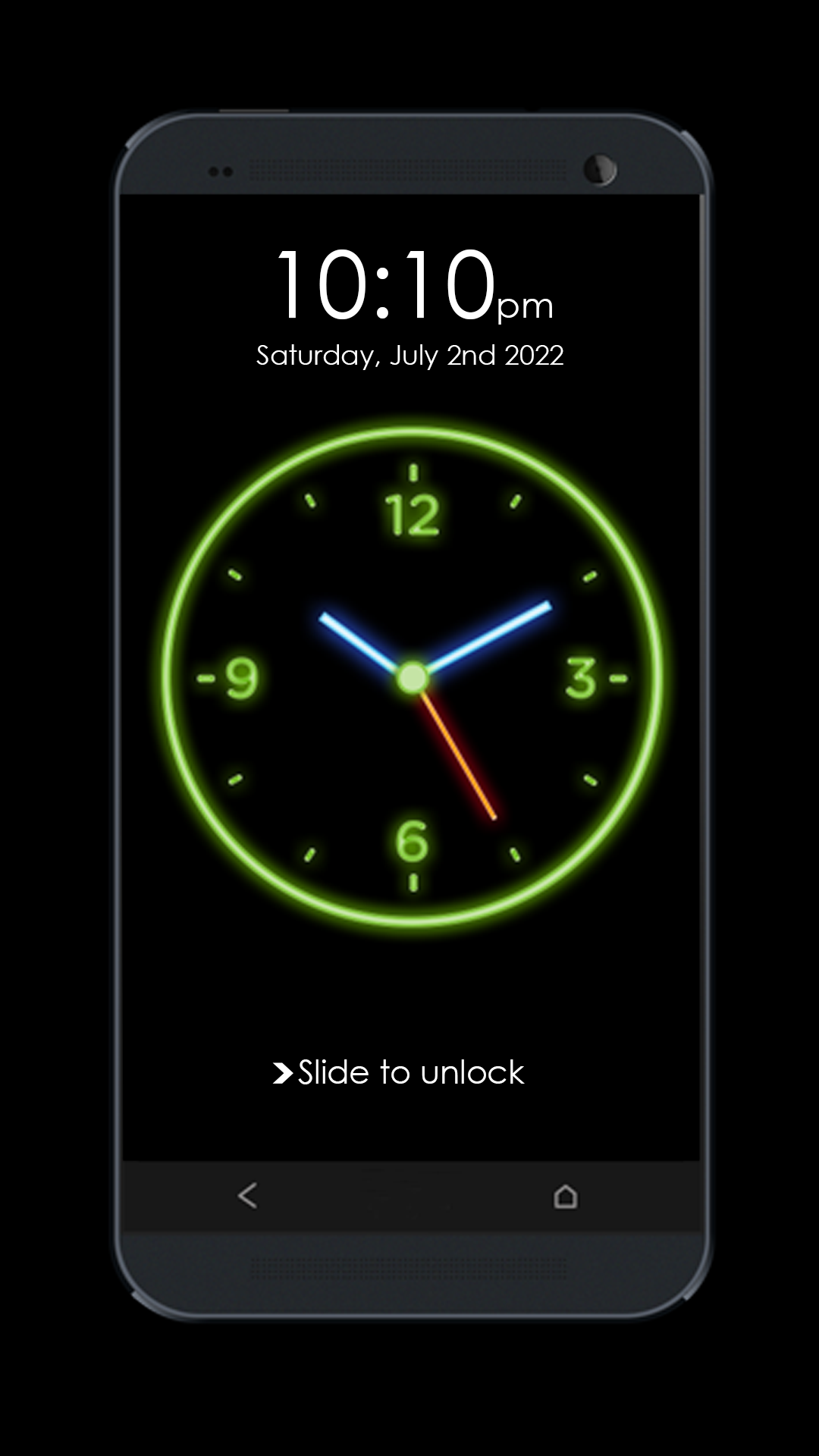 اسکرین شات 4 برنامه Clock Lock Screen