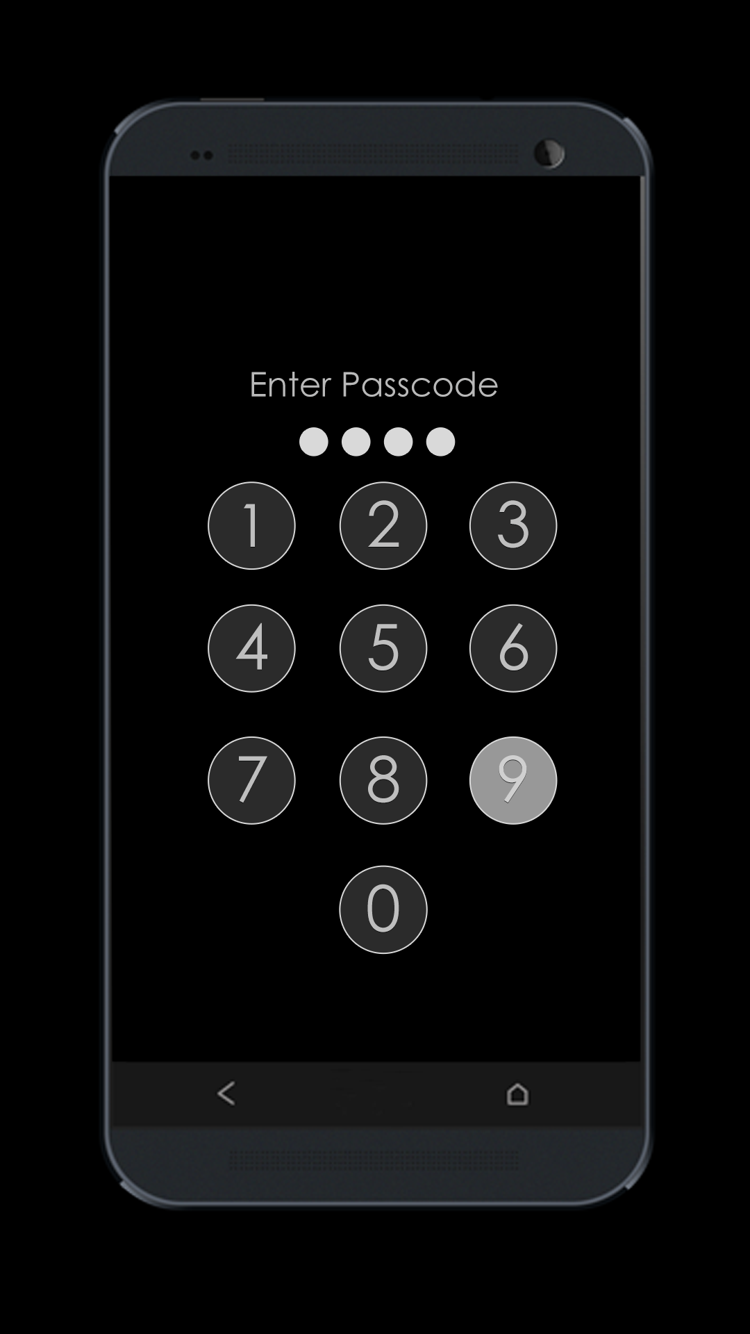 اسکرین شات 3 برنامه Clock Lock Screen