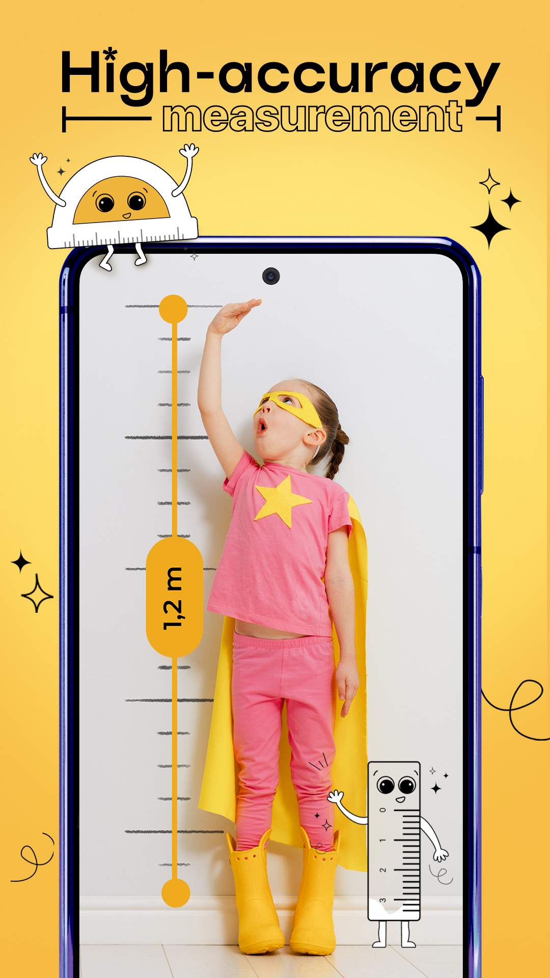 اسکرین شات 3 برنامه AR Ruler Cam: Photo Measure