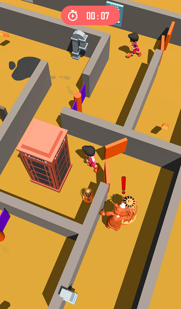 اسکرین شات 3 بازی Hide N' Seek: Maze Escape Run