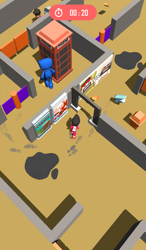 اسکرین شات 4 بازی Hide N' Seek: Maze Escape Run