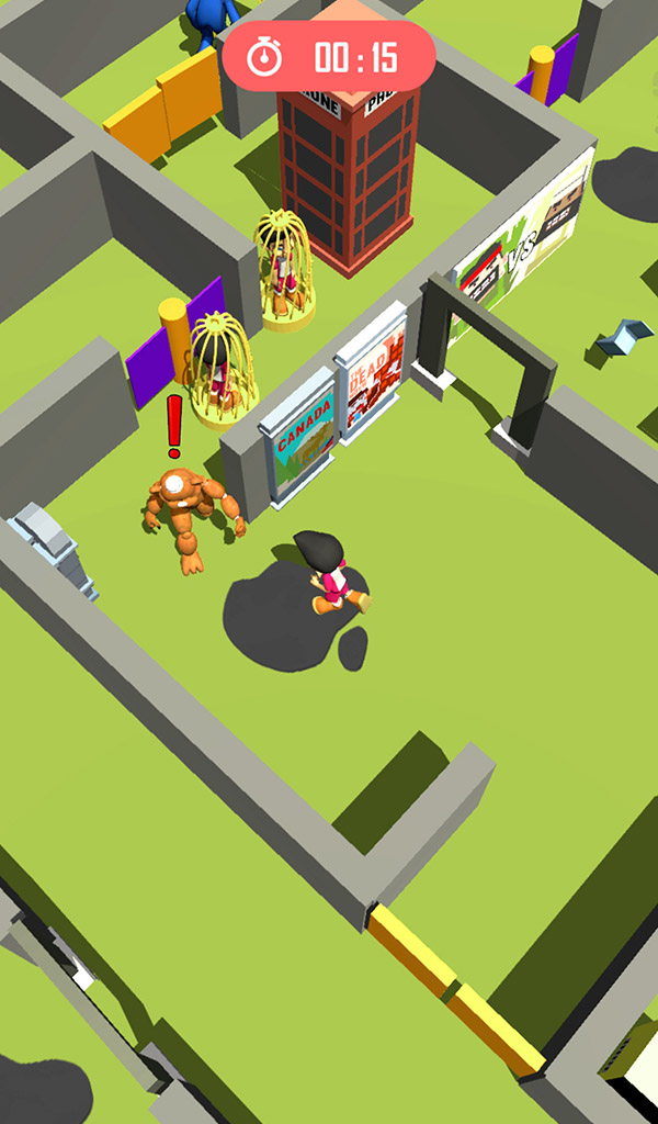 اسکرین شات 1 بازی Hide N' Seek: Maze Escape Run