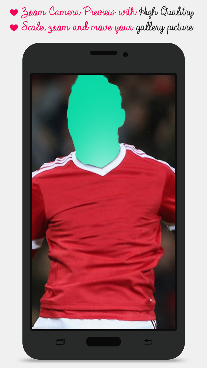 اسکرین شات 1 برنامه Football Soccer Photo Suit