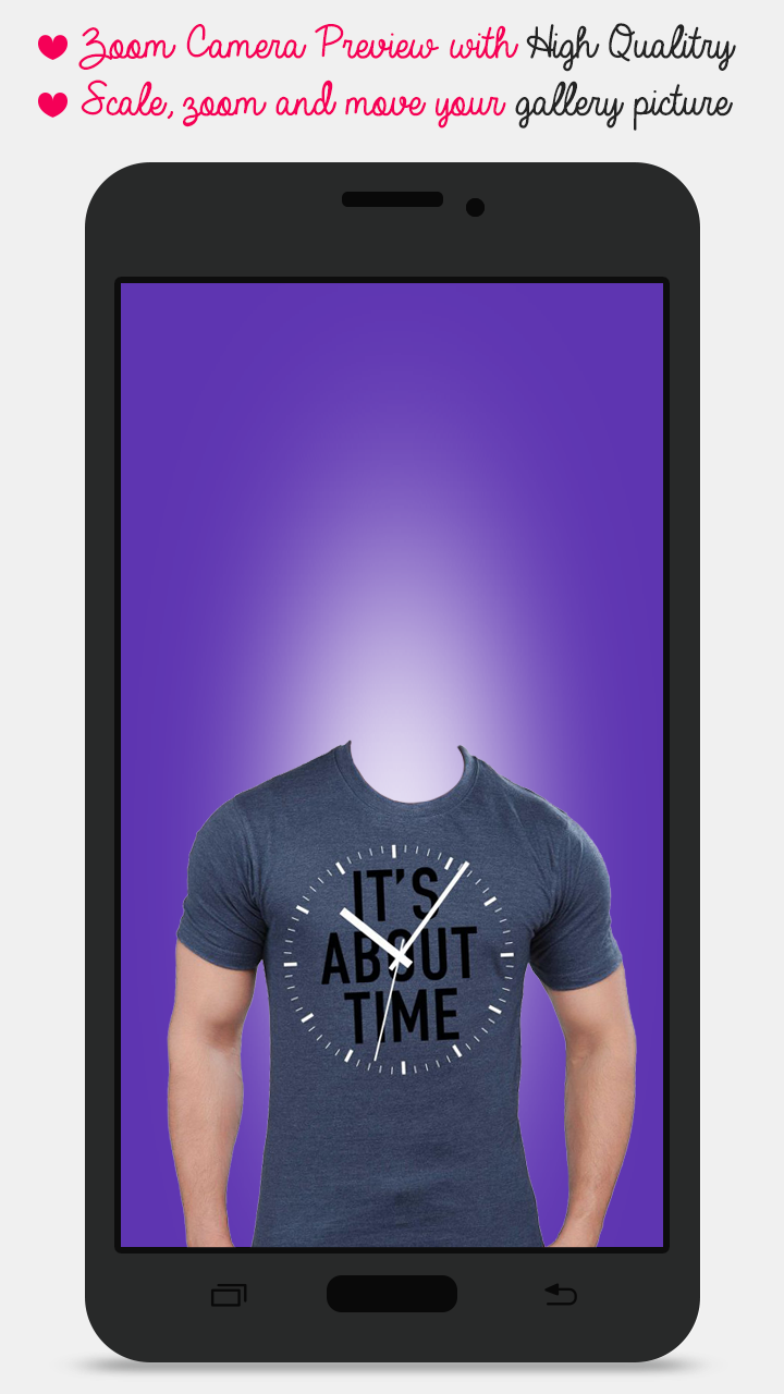 اسکرین شات 1 برنامه Man T-shirt Photo Maker