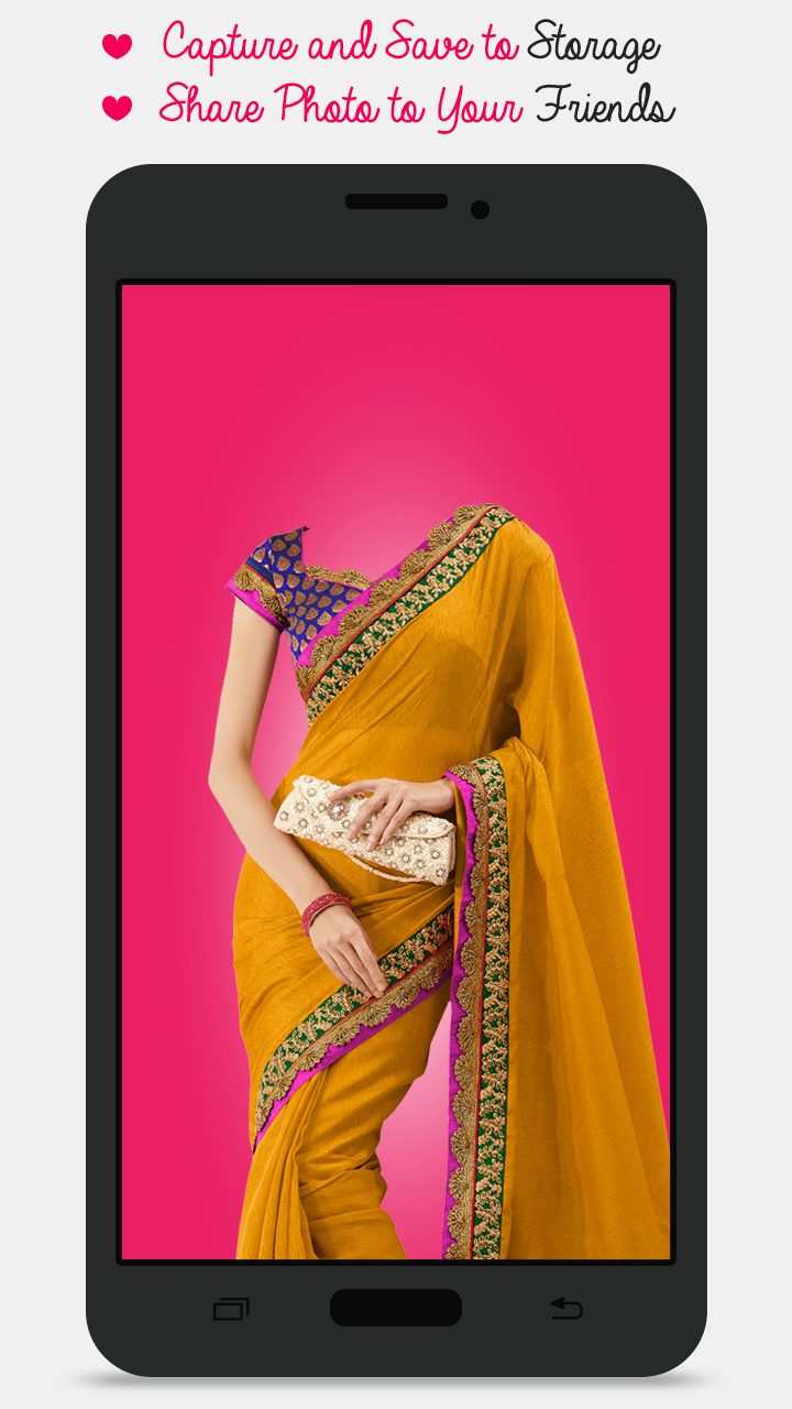 اسکرین شات 3 برنامه Woman Saree Photo Maker Camera