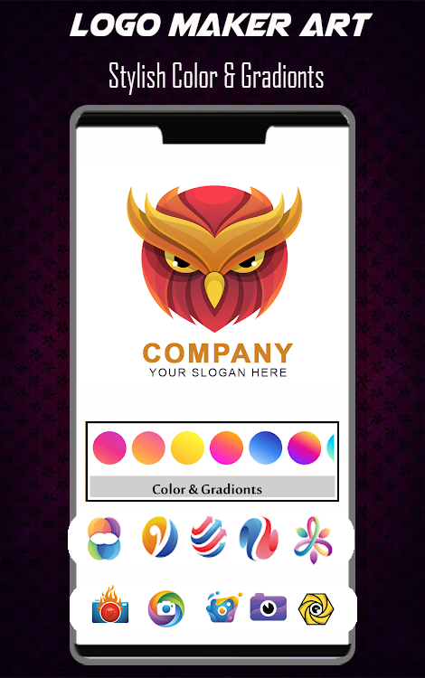 اسکرین شات 5 برنامه Logo Maker & Logo Creator app