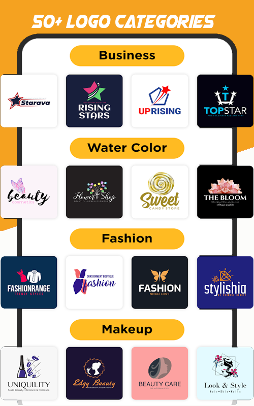 اسکرین شات 1 برنامه Logo Maker - Graphic Designer