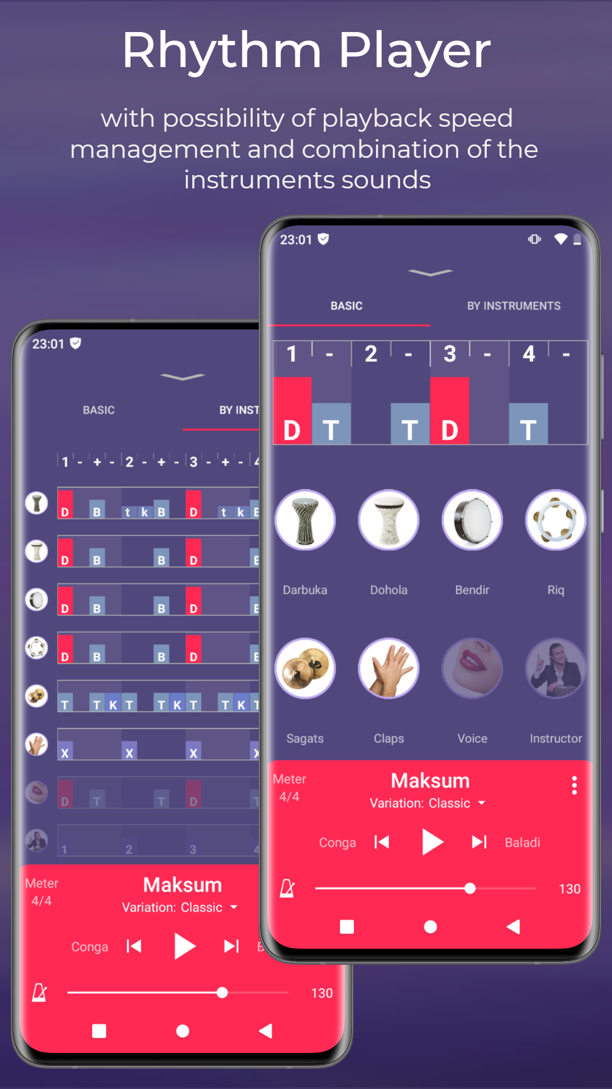اسکرین شات 2 برنامه Darbuka Rhythms