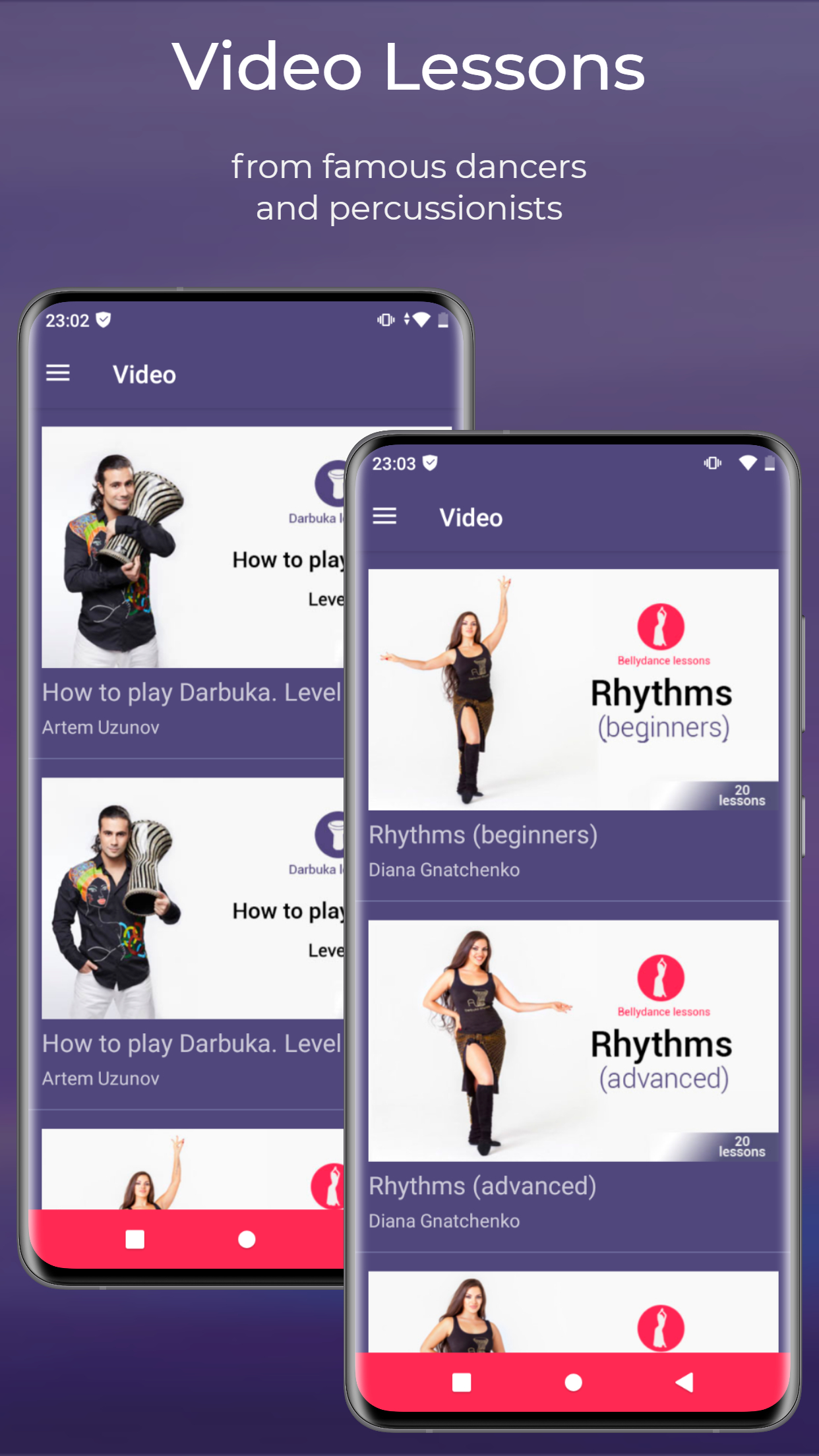 اسکرین شات 3 برنامه Darbuka Rhythms