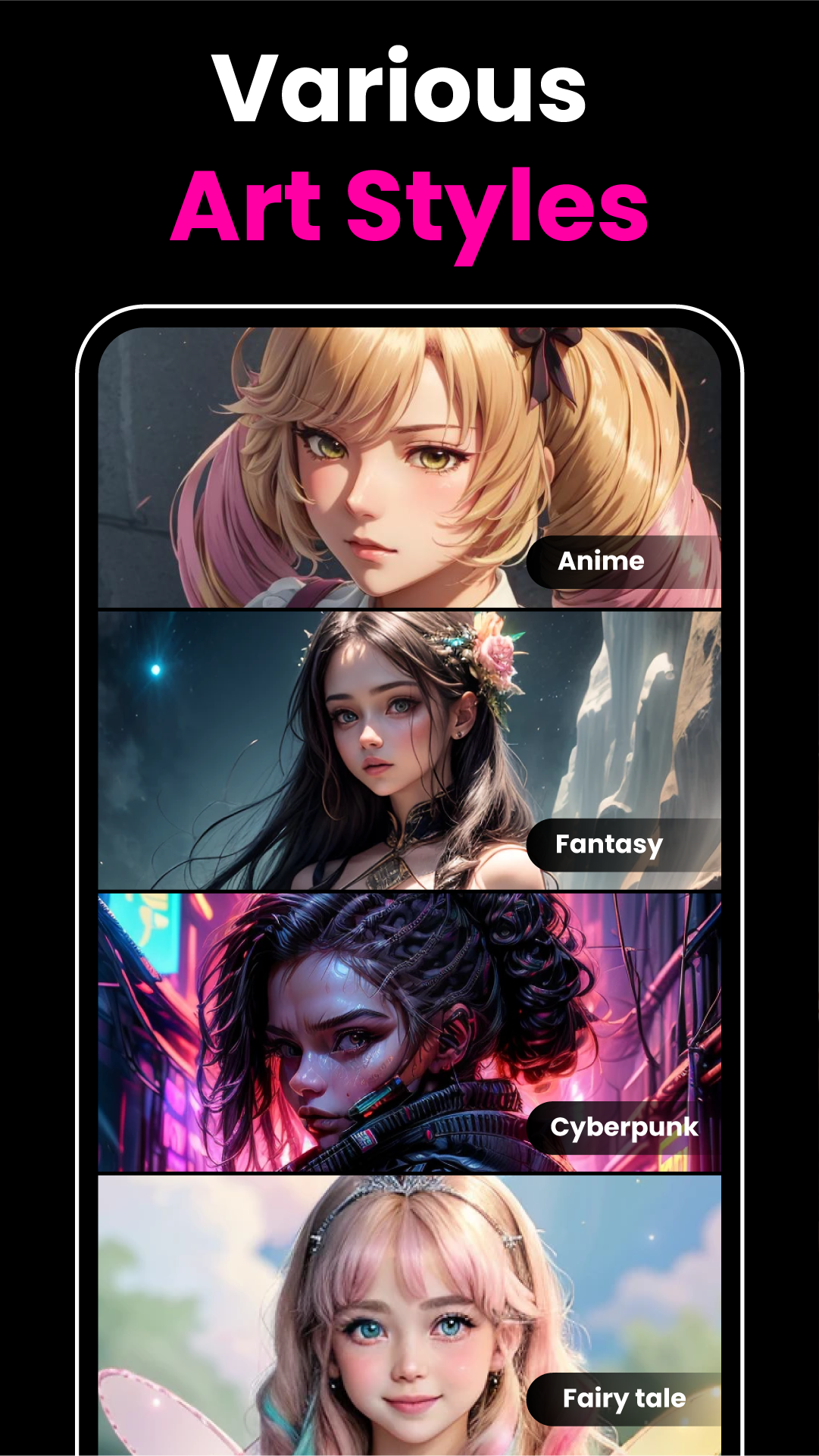 اسکرین شات 7 برنامه Genius: AI Art Photo Editor