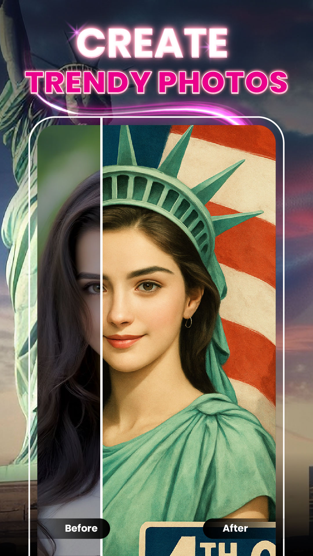 اسکرین شات 1 برنامه Genius: AI Art Photo Editor