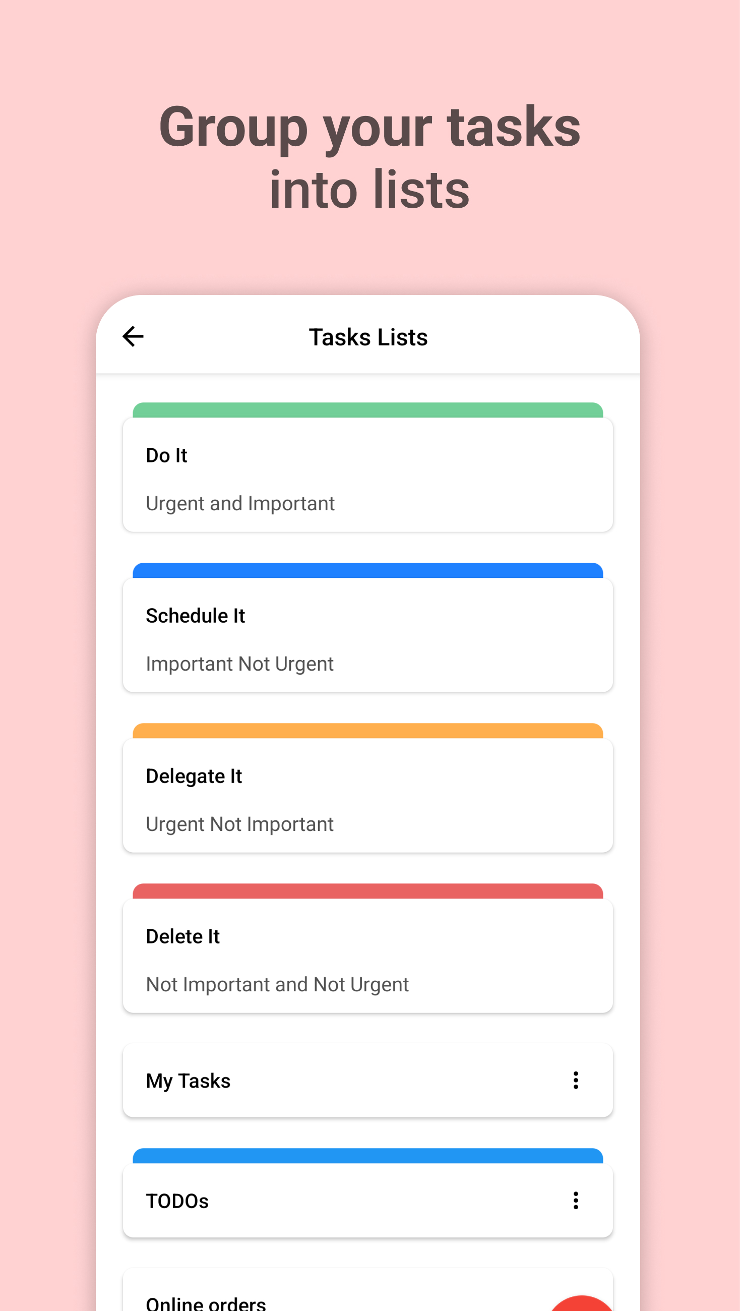 اسکرین شات 5 برنامه Taskeet - Reminders & Alarms