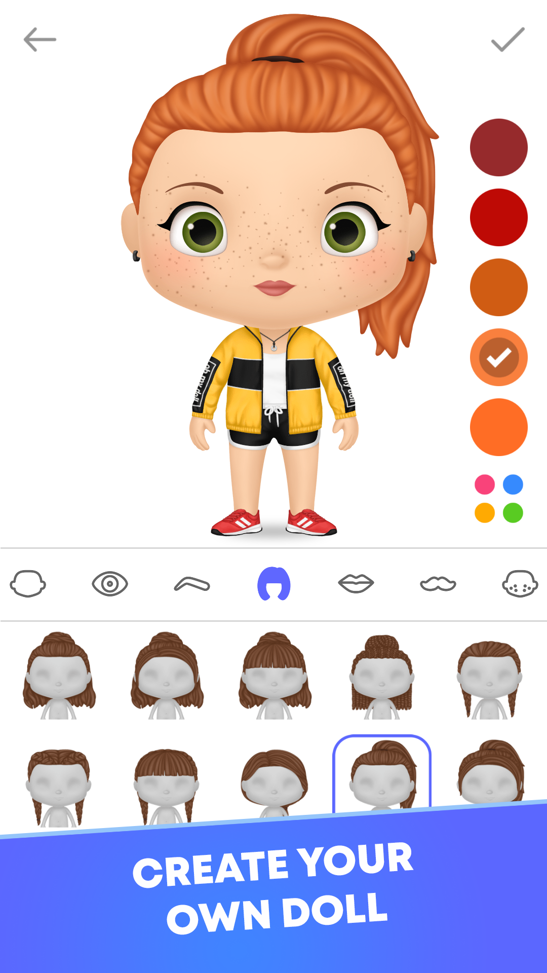اسکرین شات 1 برنامه Oh My Doll - Avatar Creator