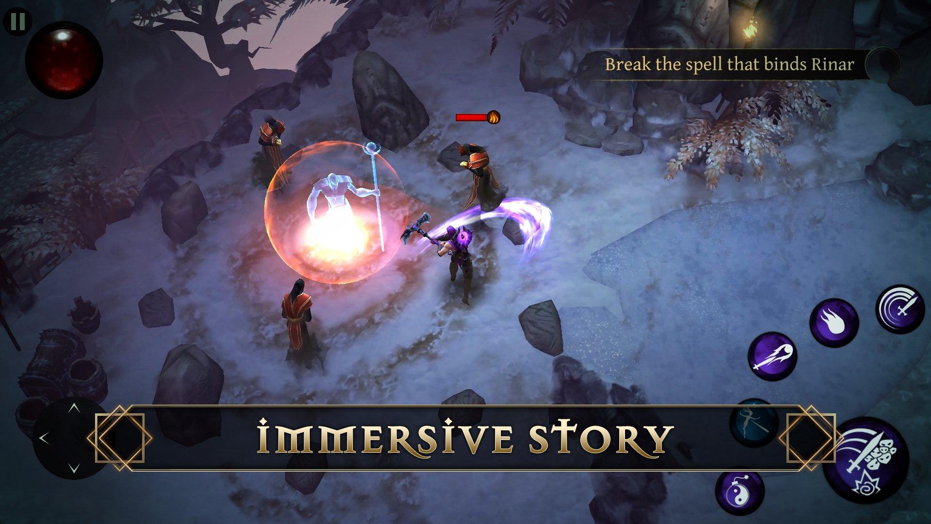 اسکرین شات 1 بازی BladeBound: RPG Adventure Game
