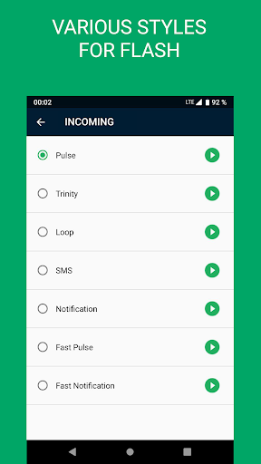 اسکرین شات 4 برنامه Flash Alert On Call & SMS