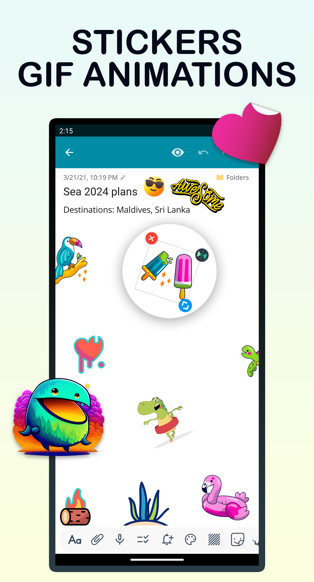 اسکرین شات 4 برنامه Teka Notes