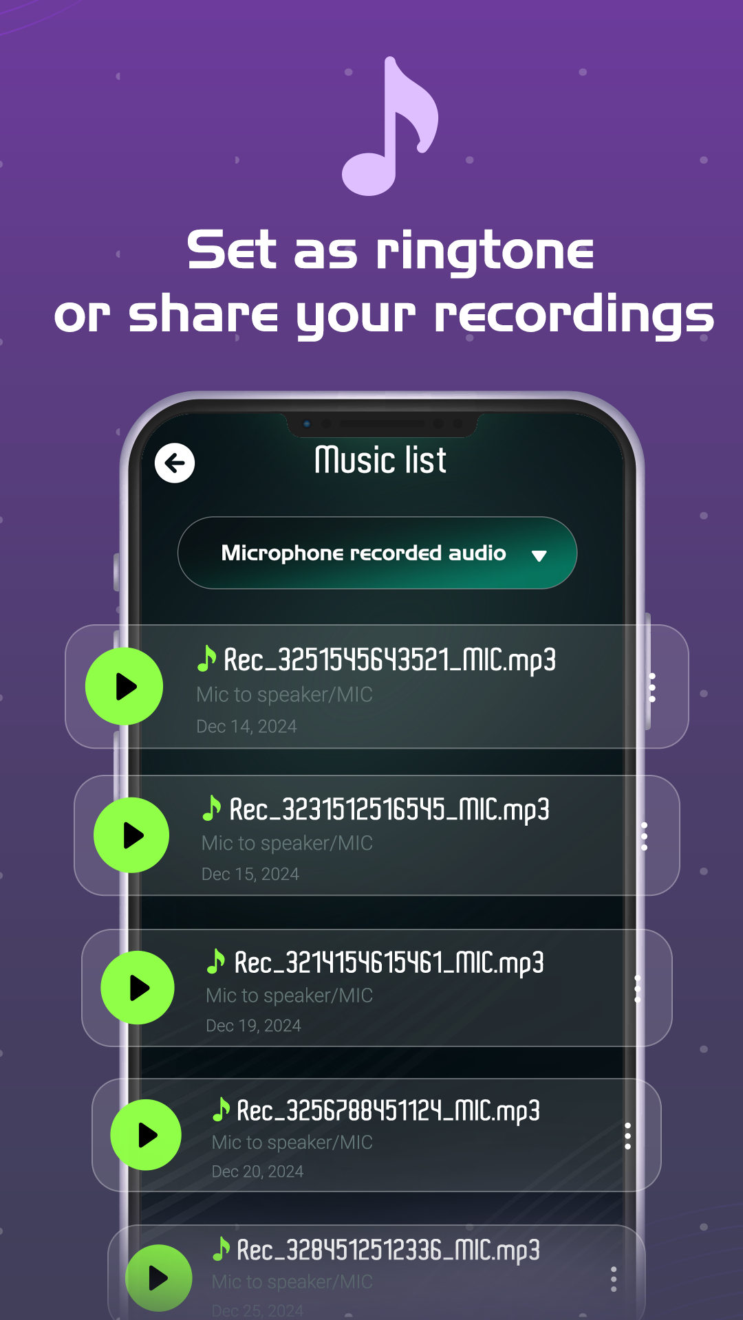 اسکرین شات 6 برنامه MobileMic To Bluetooth Speaker